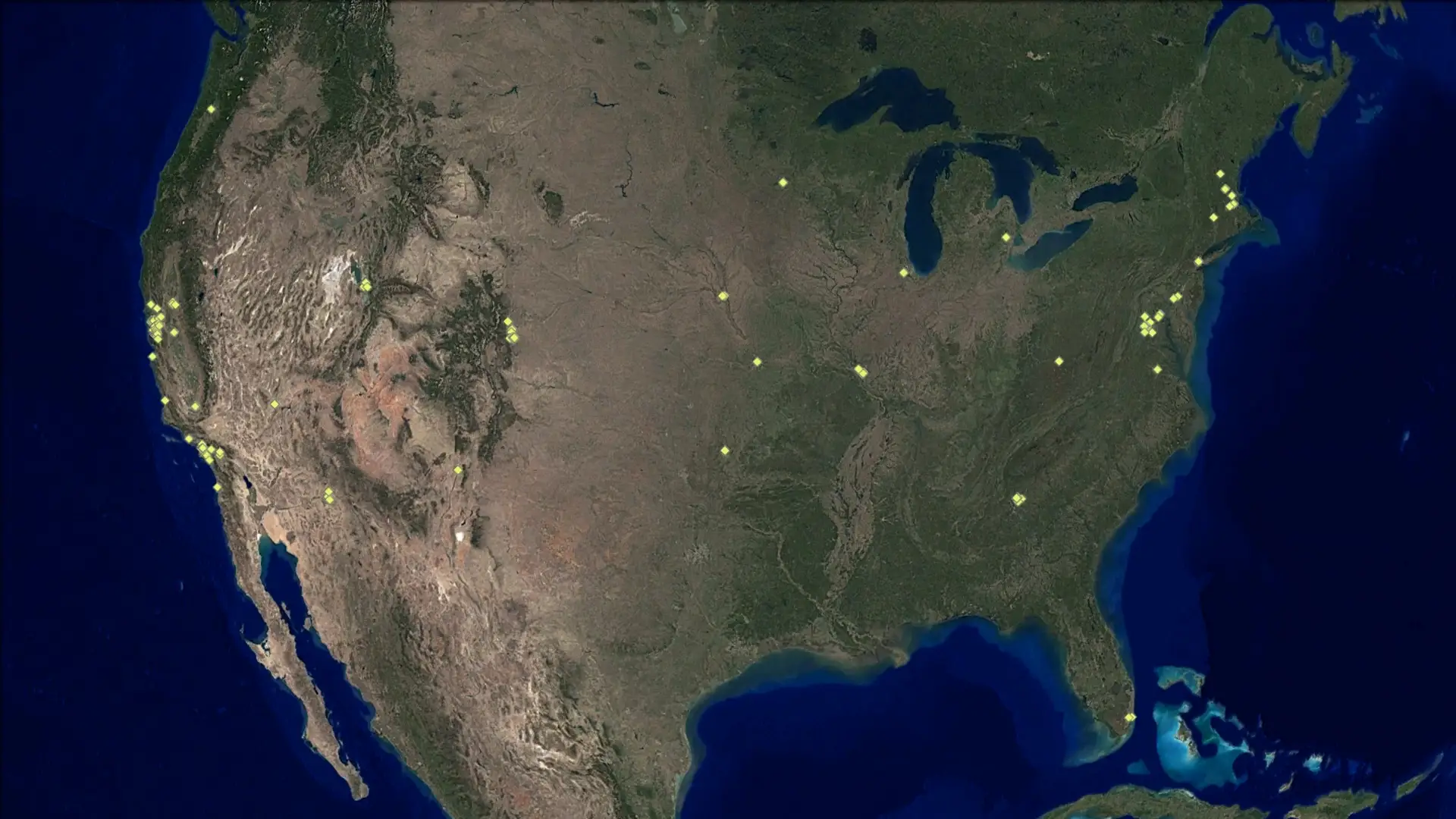 Data centers map intro