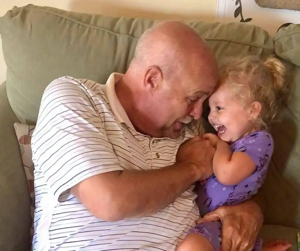 grandad and granddaughter