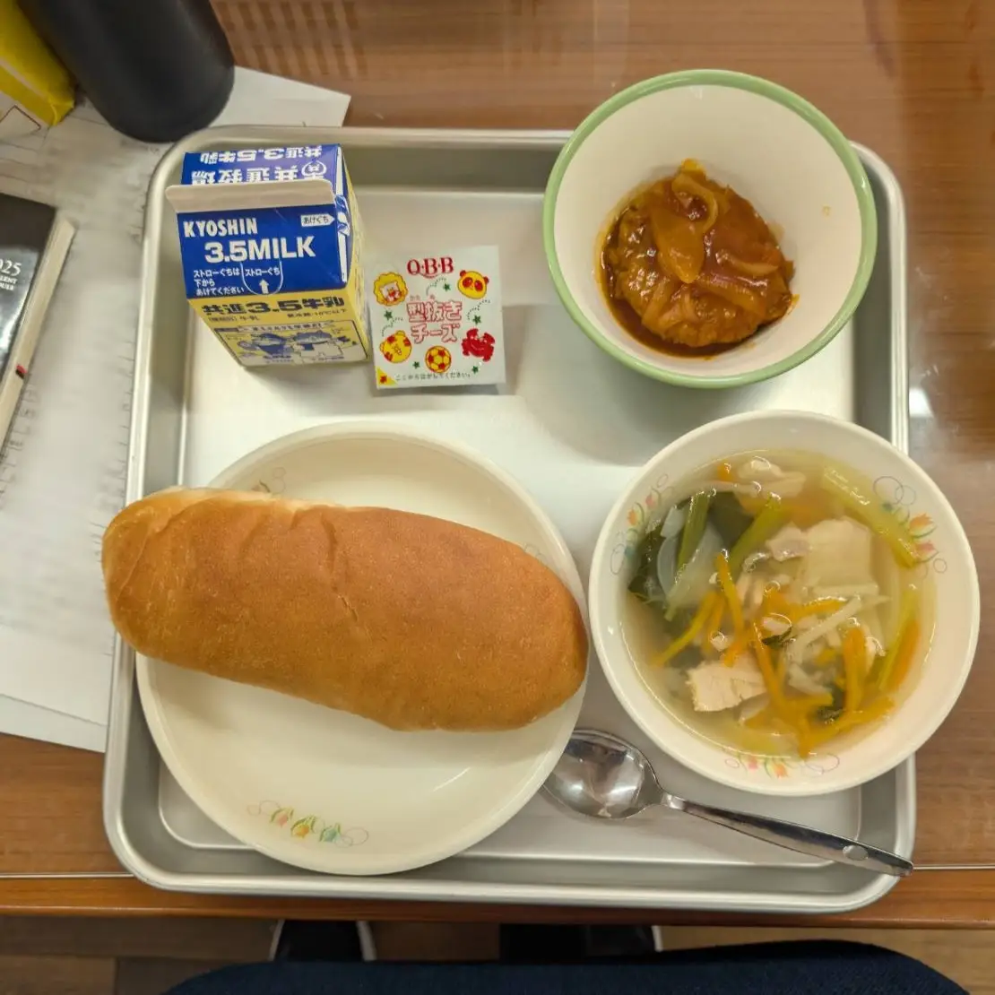 Japanese school lunch