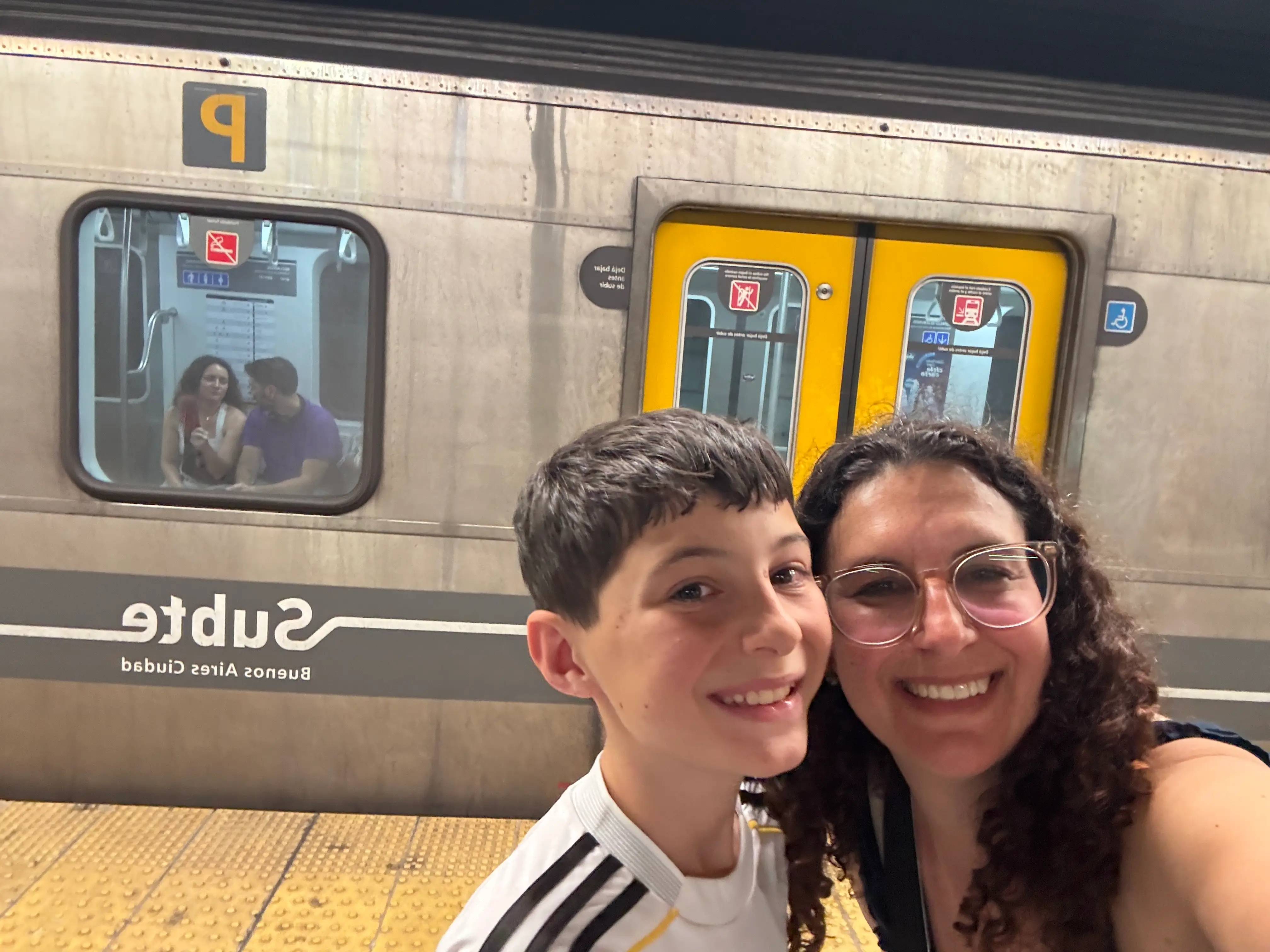 Mom and son