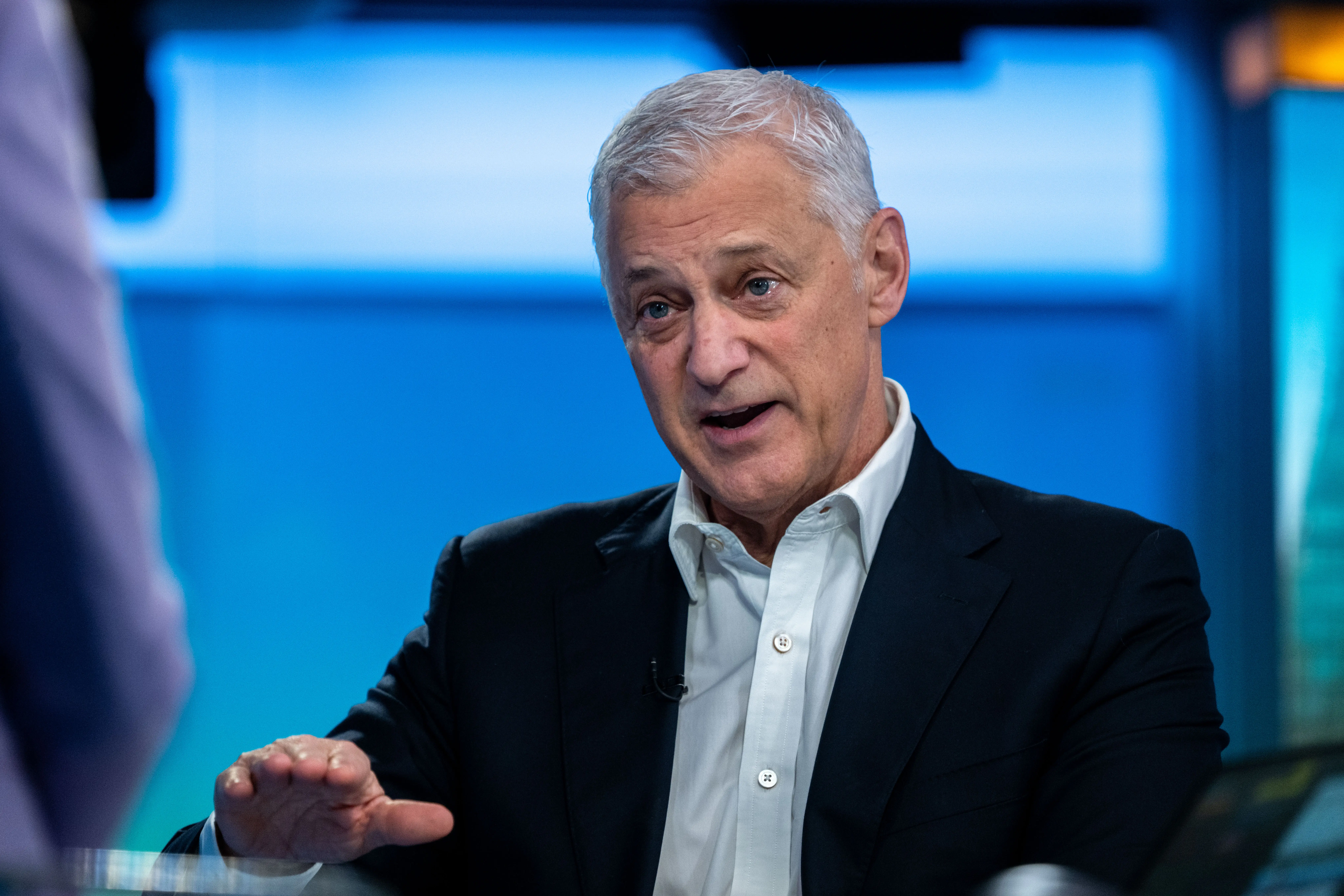 Bill Winters, chief executive officer of Standard Chartered Plc, during a Bloomberg Television interview in London, UK, on Tuesday, Feb. 24, 2026.