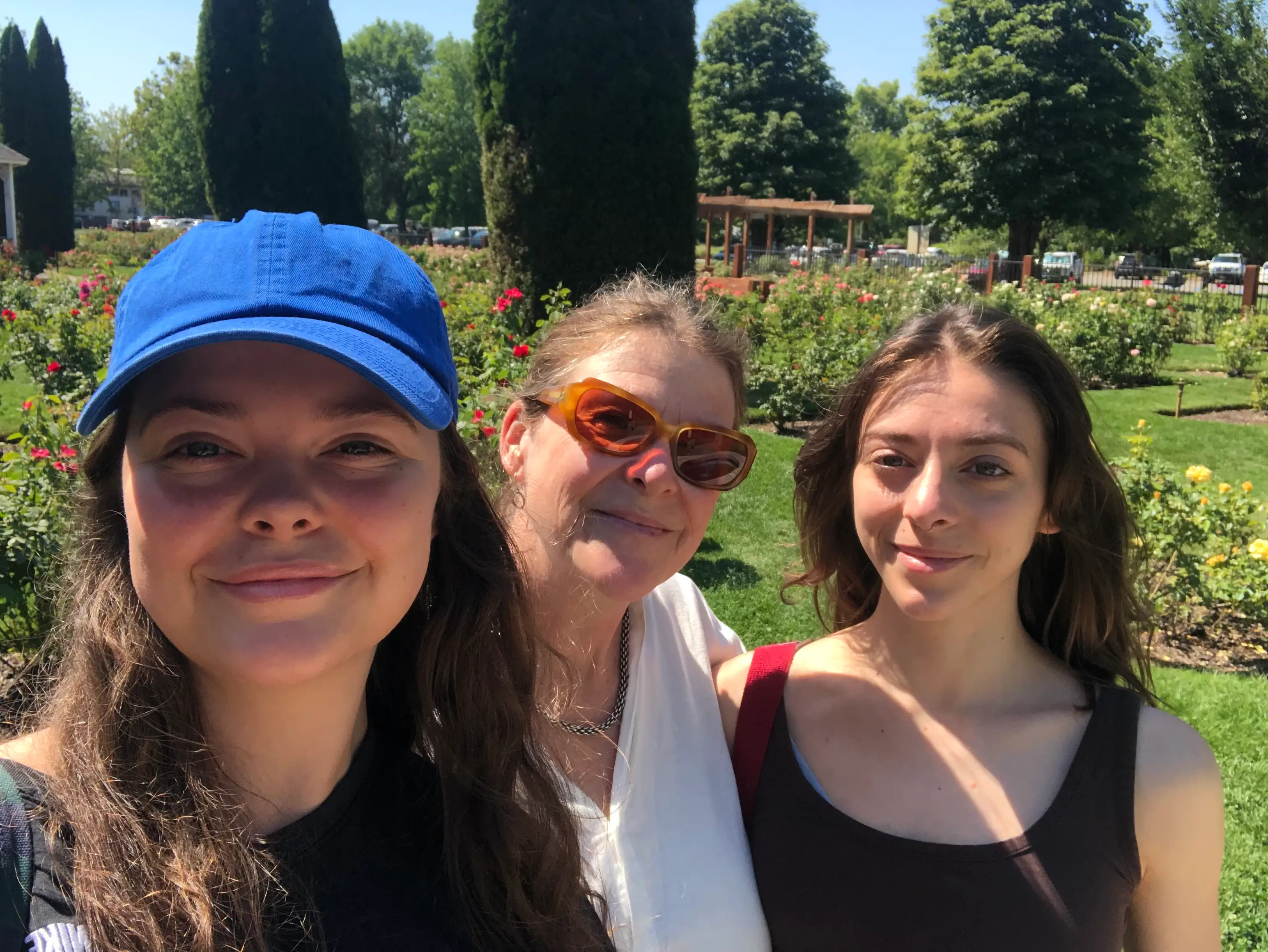 Mother with adult kids