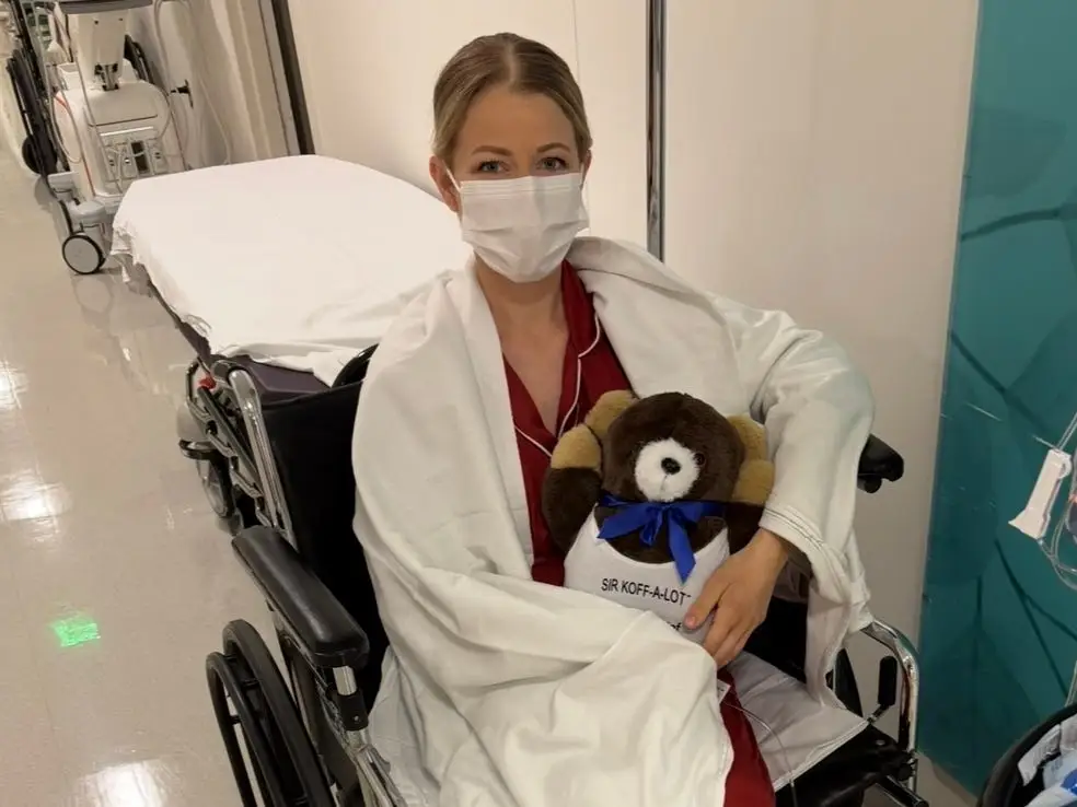 Gabby Zappia in cancer treatment