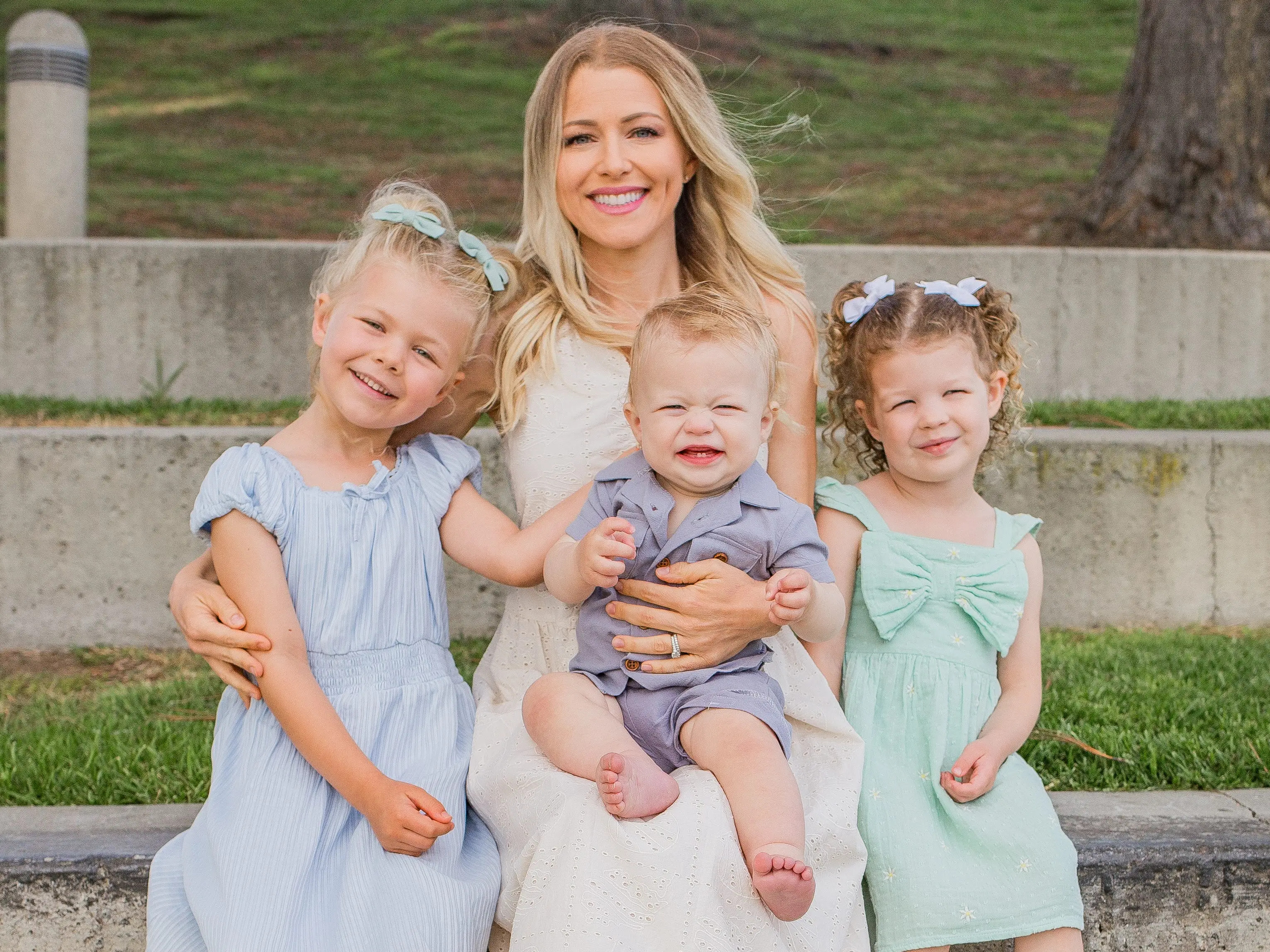 Gabby Zappia with her 3 children