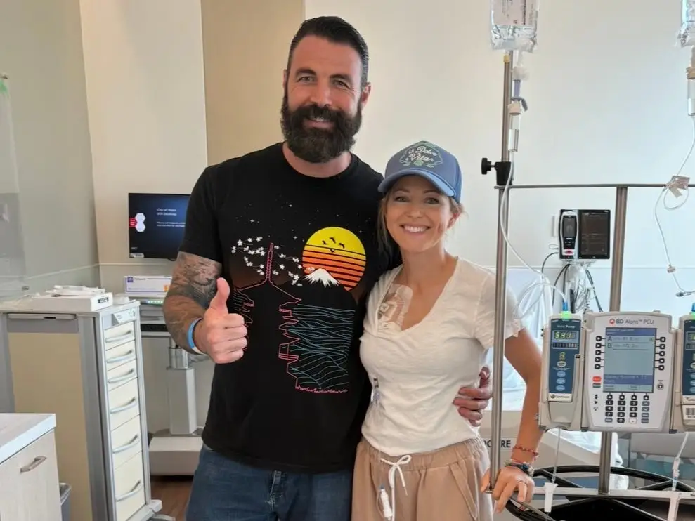 Gabby Zappia with her husband, Mike.