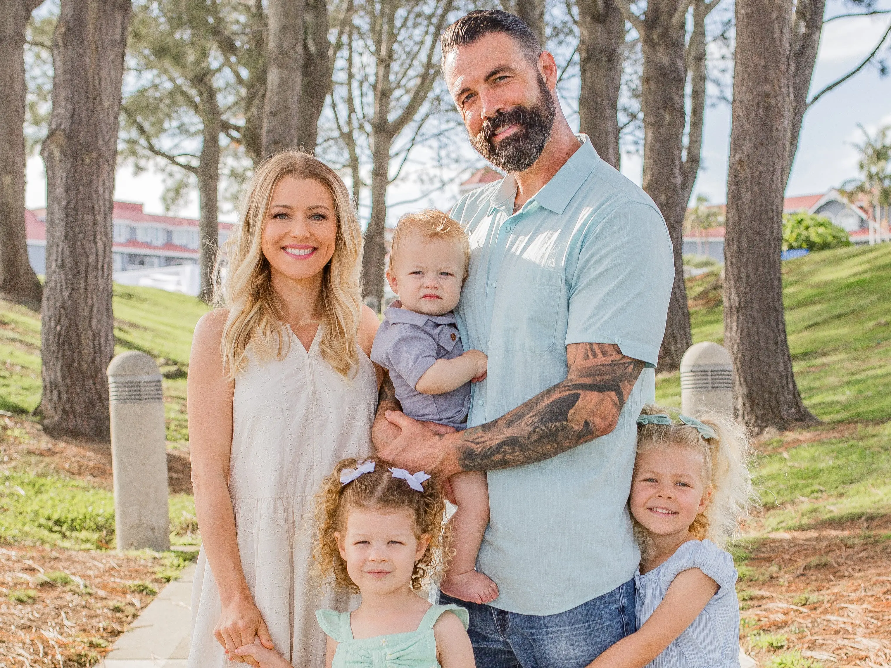 Gabby Zappia with her family.