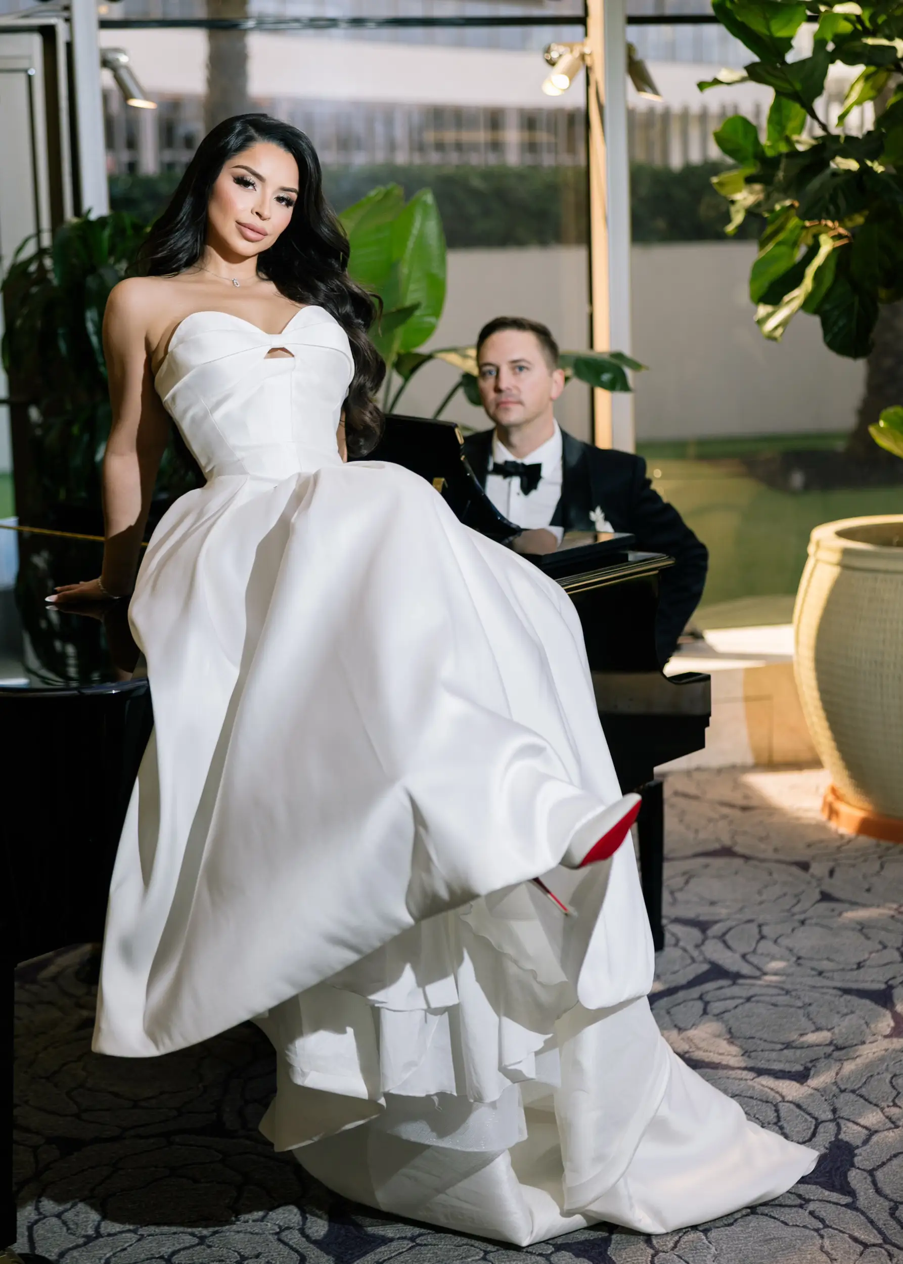 Christopher Kopinski and Bry Kopinski on their wedding day.