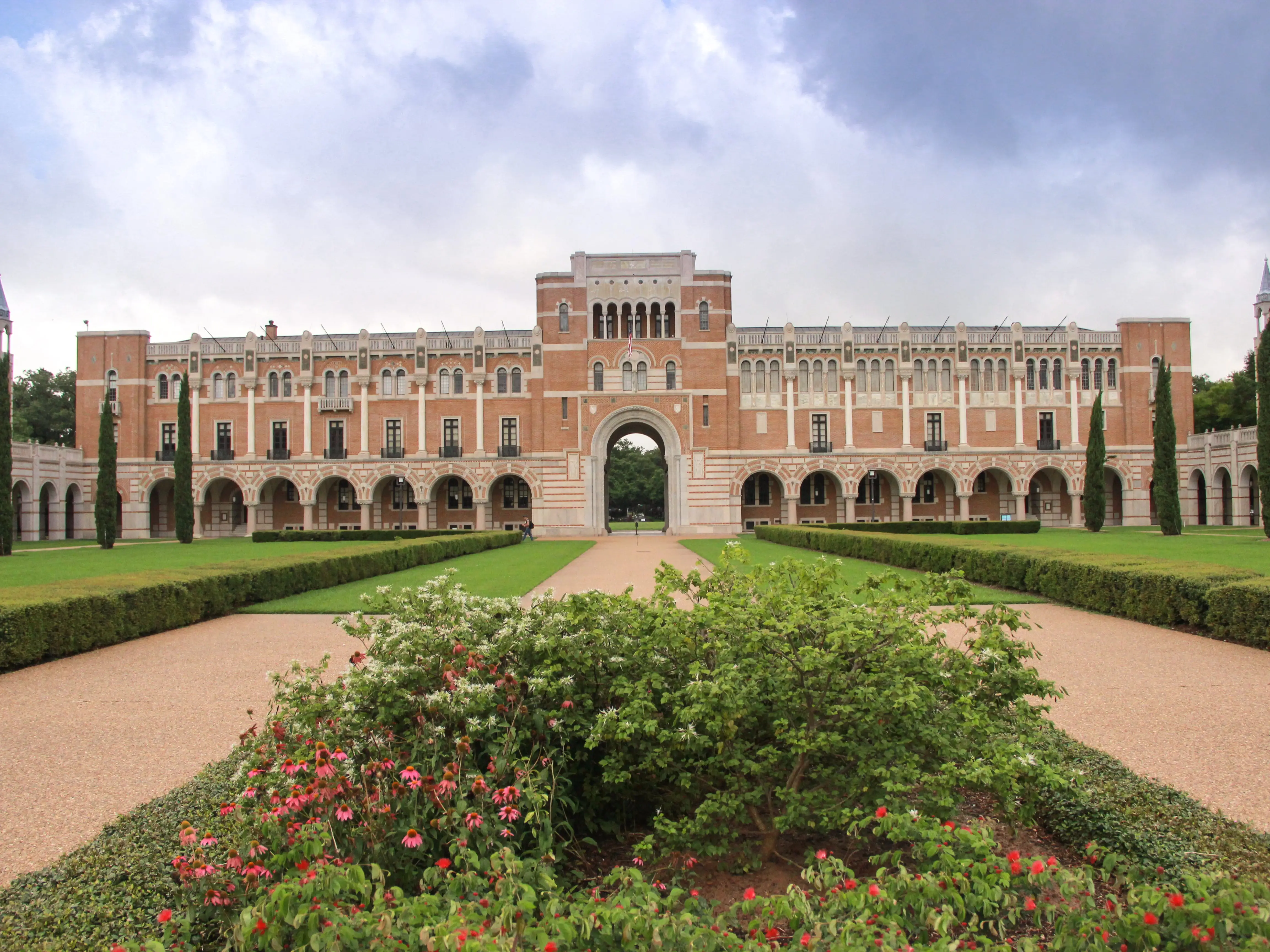 Houston, Texas — December 20, 2016: Rice University Private research university building architecture.