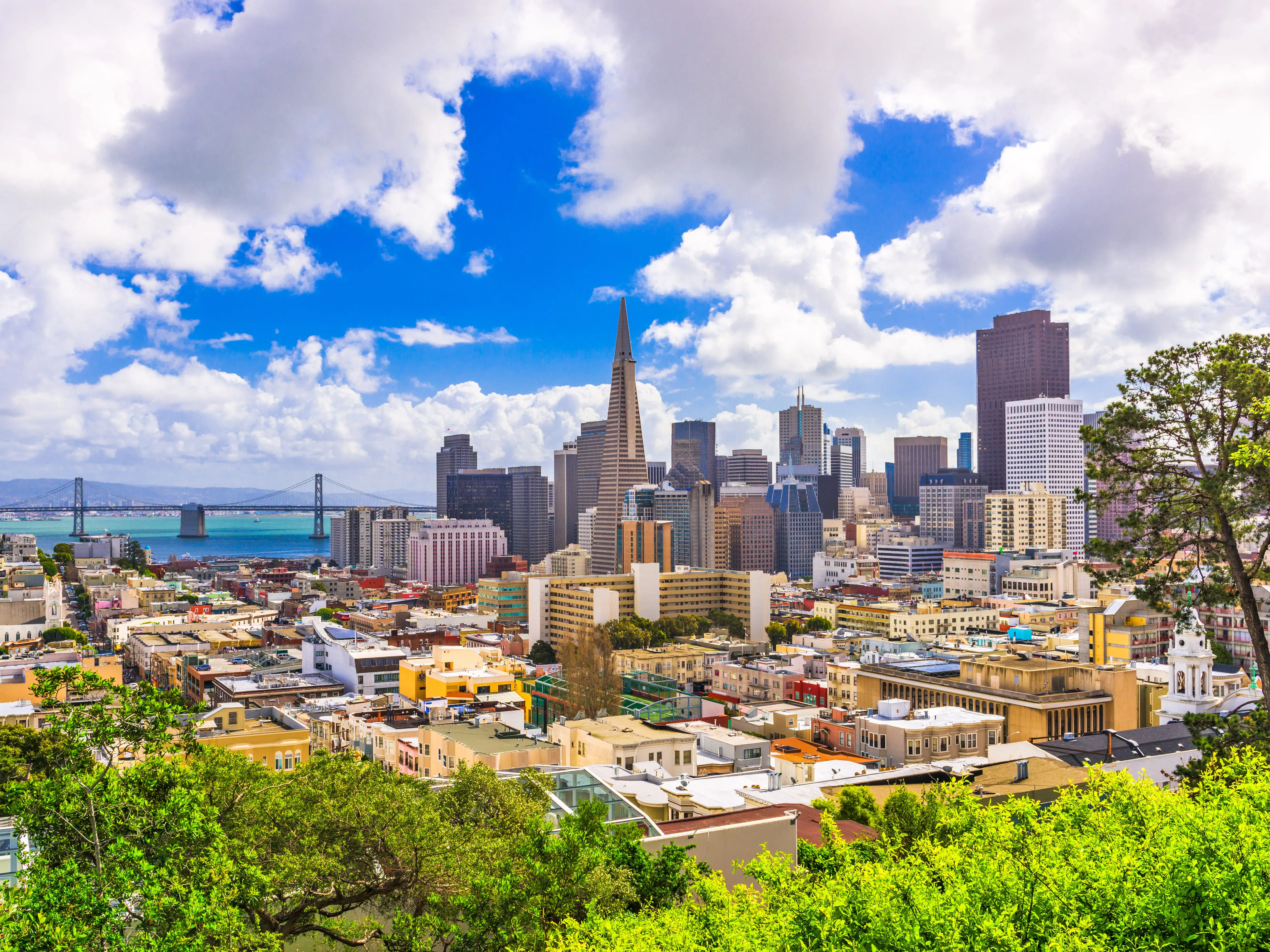 San Francisco, California, USA city skyline.
