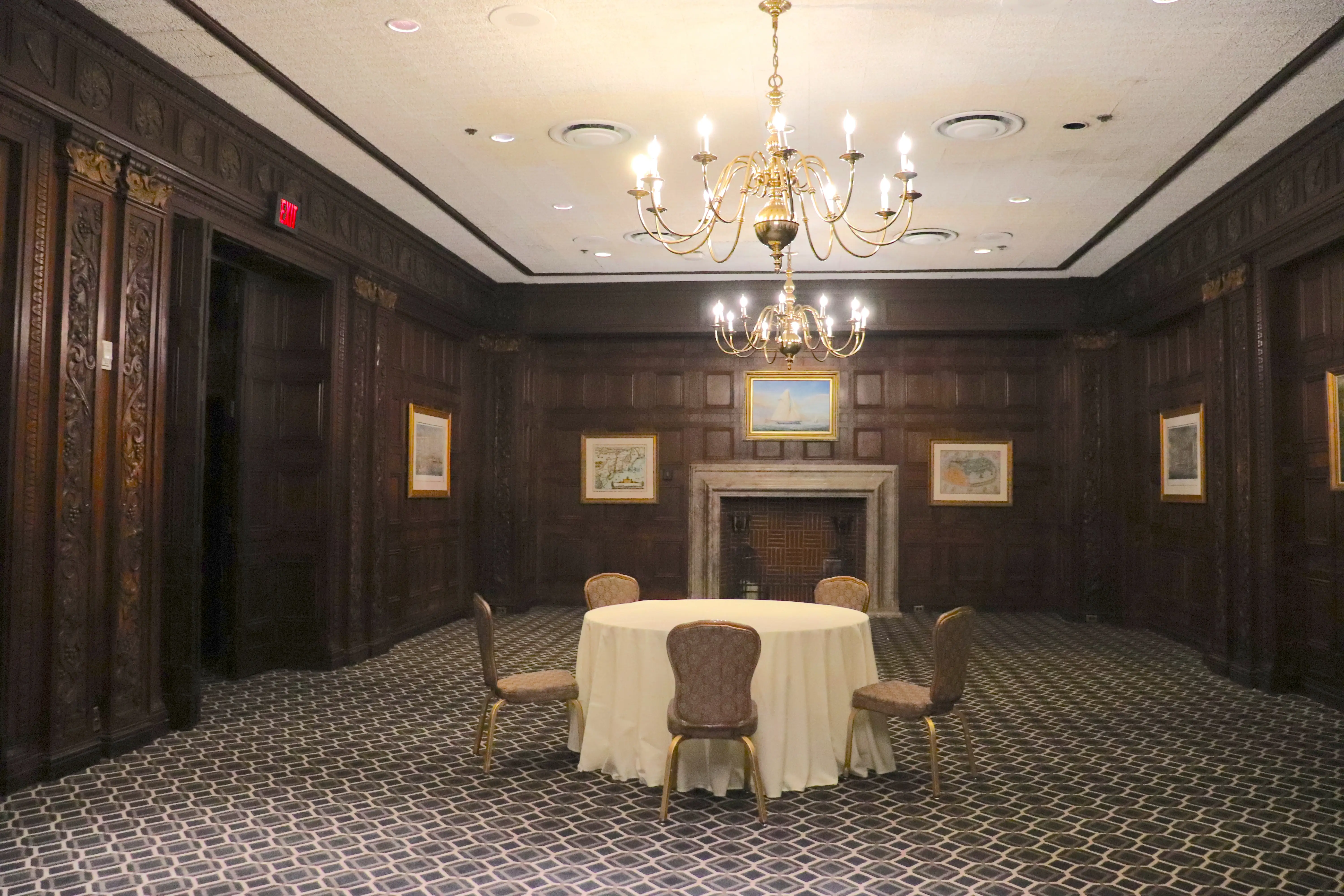 The Christina Room at Hotel Du Pont.