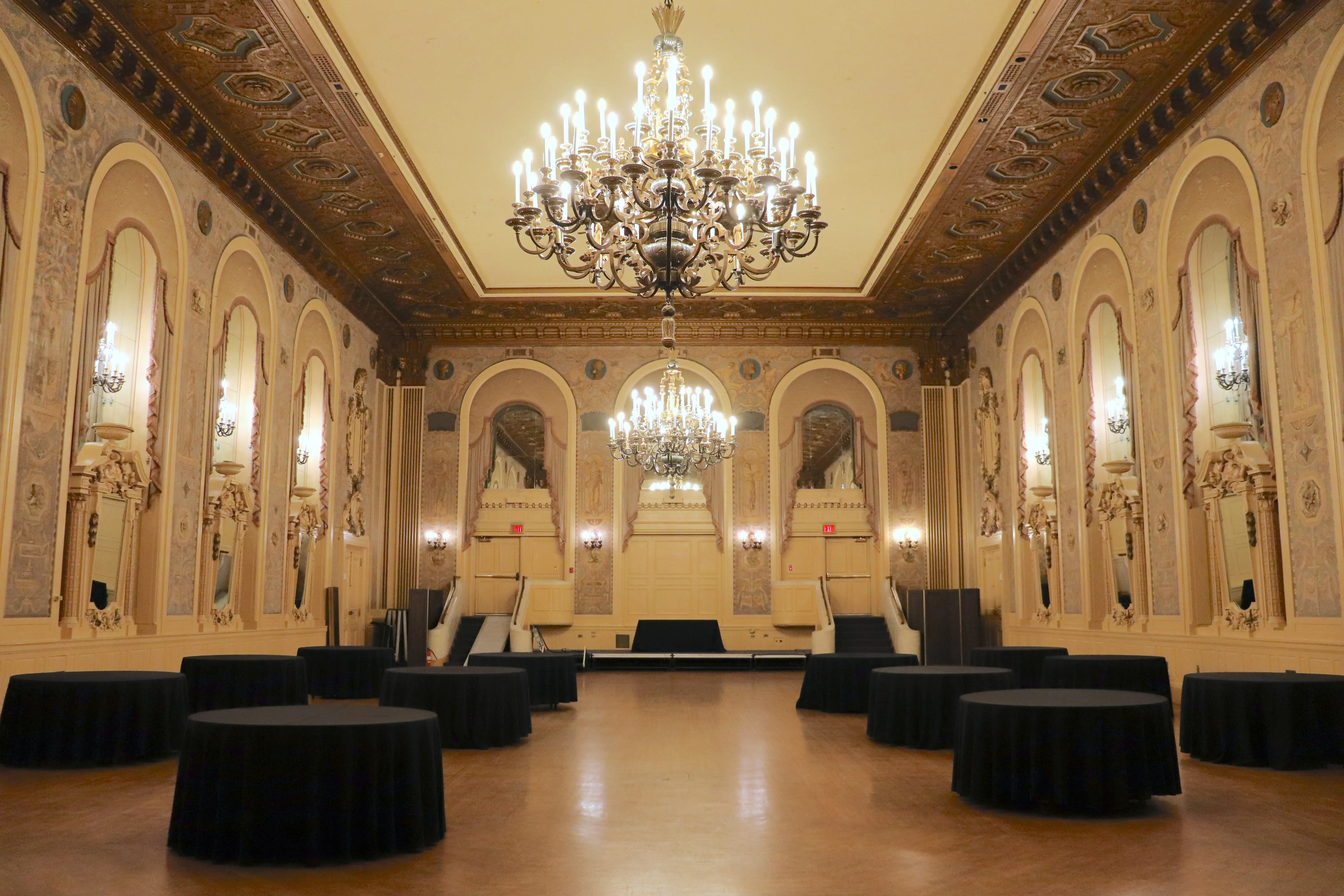 The Gold Ballroom at Hotel Du Pont.