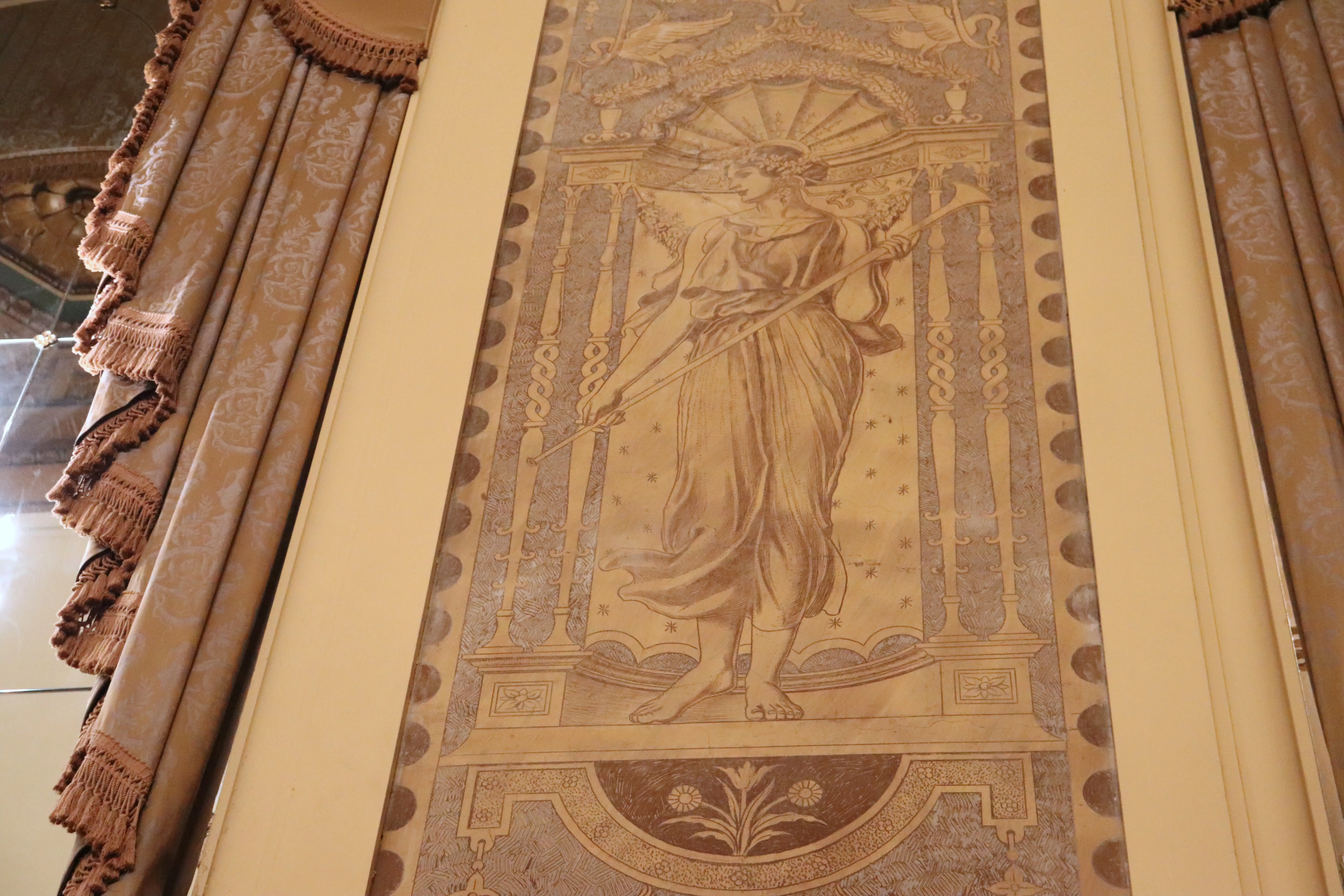 Sgraffito in the Gold Ballroom.