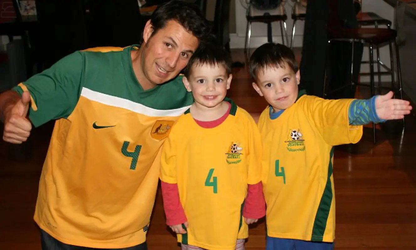 Ash Jurberg and his boys.