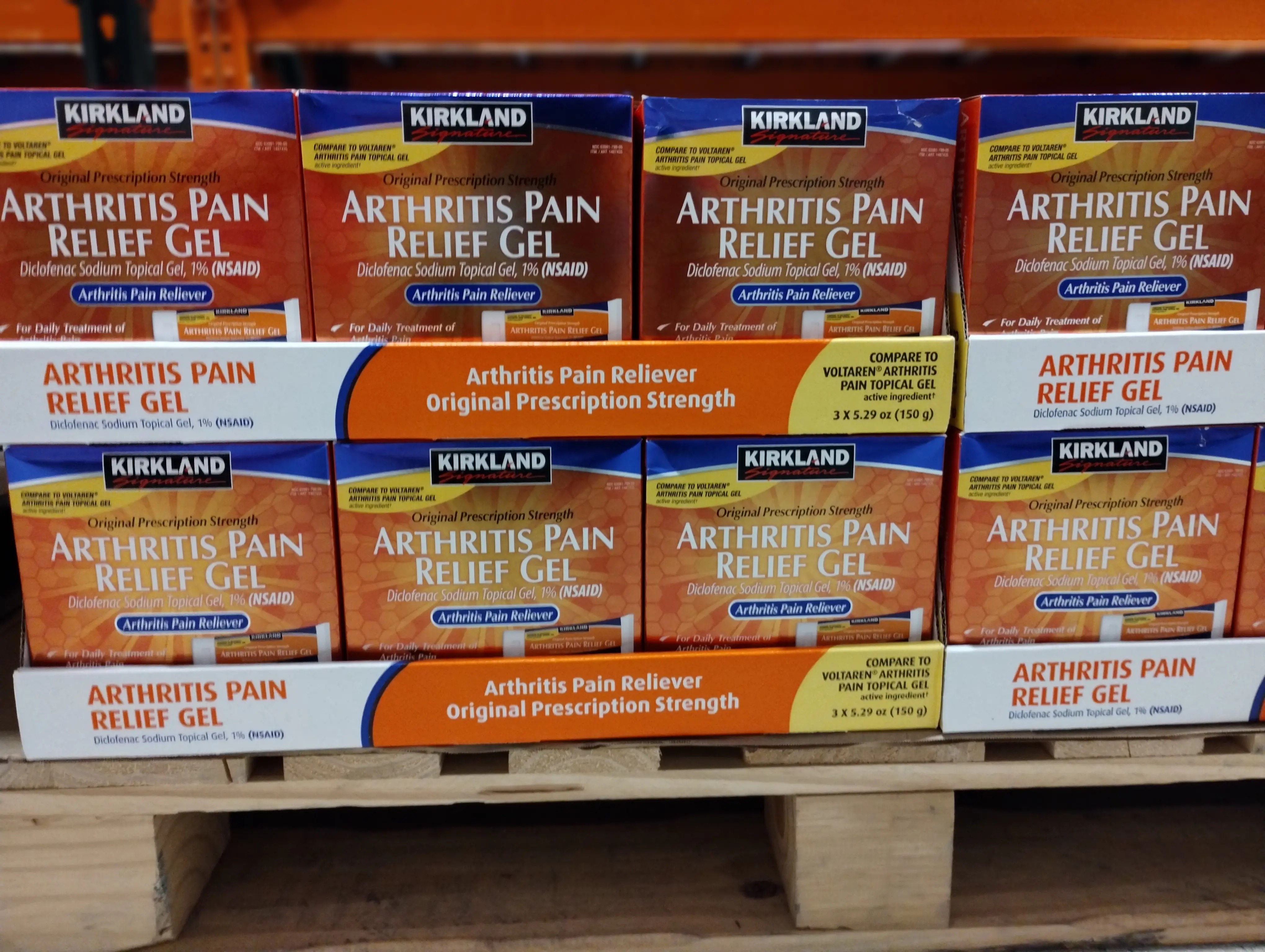 Kirkland Signature arthritis pain relief gel