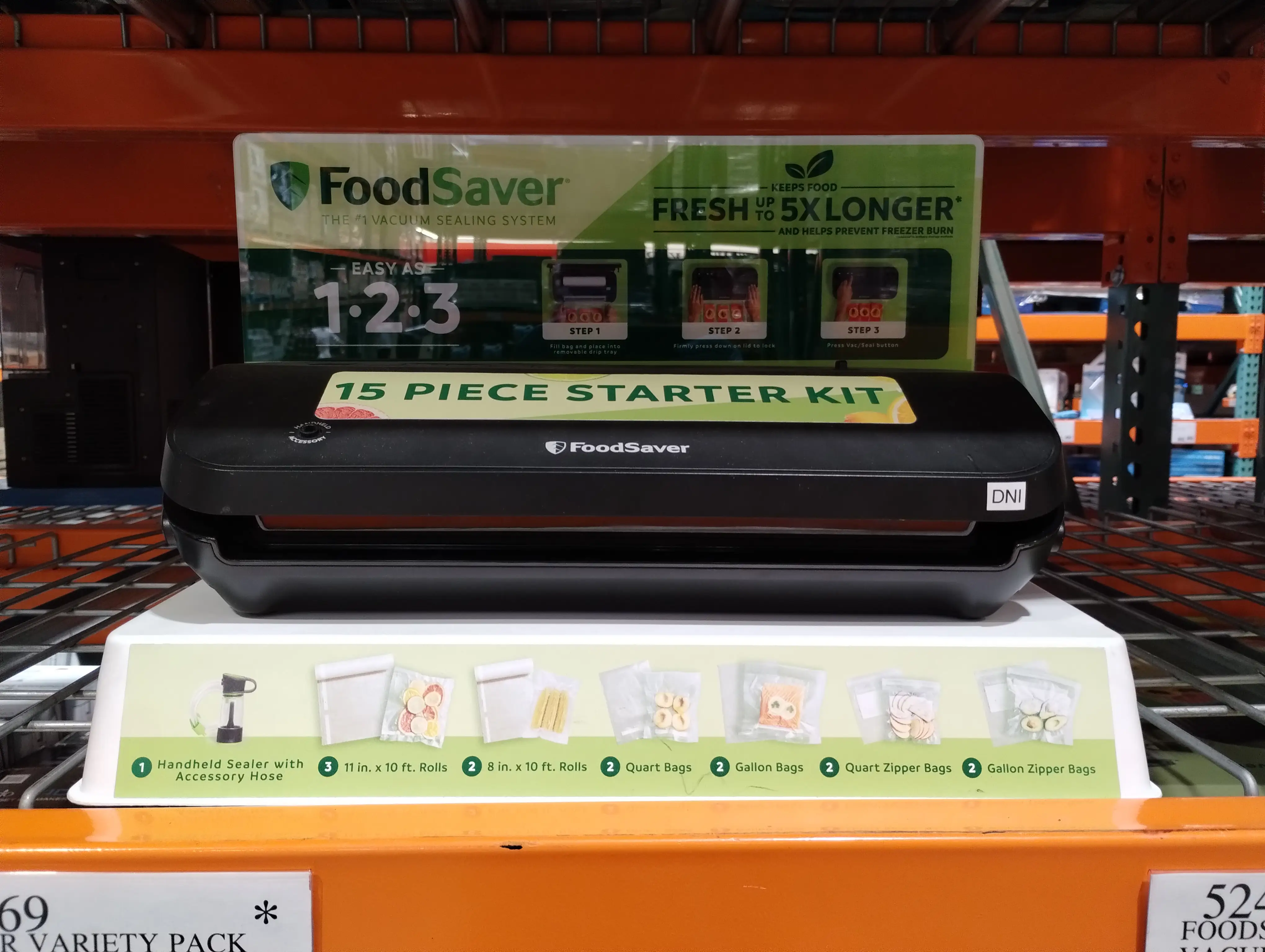 FoodSaver display in Costco