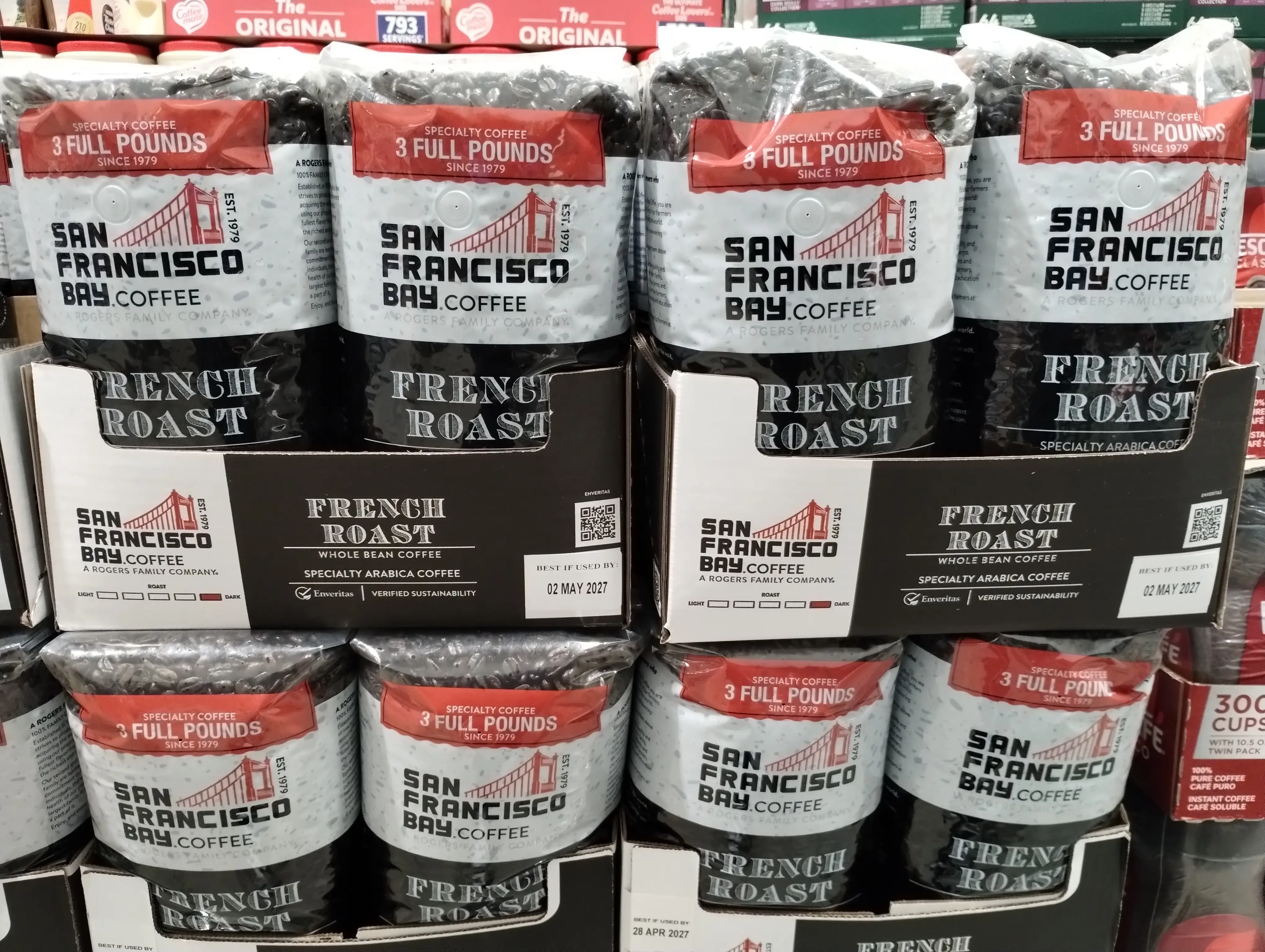 San Francisco Bay coffee at Costco