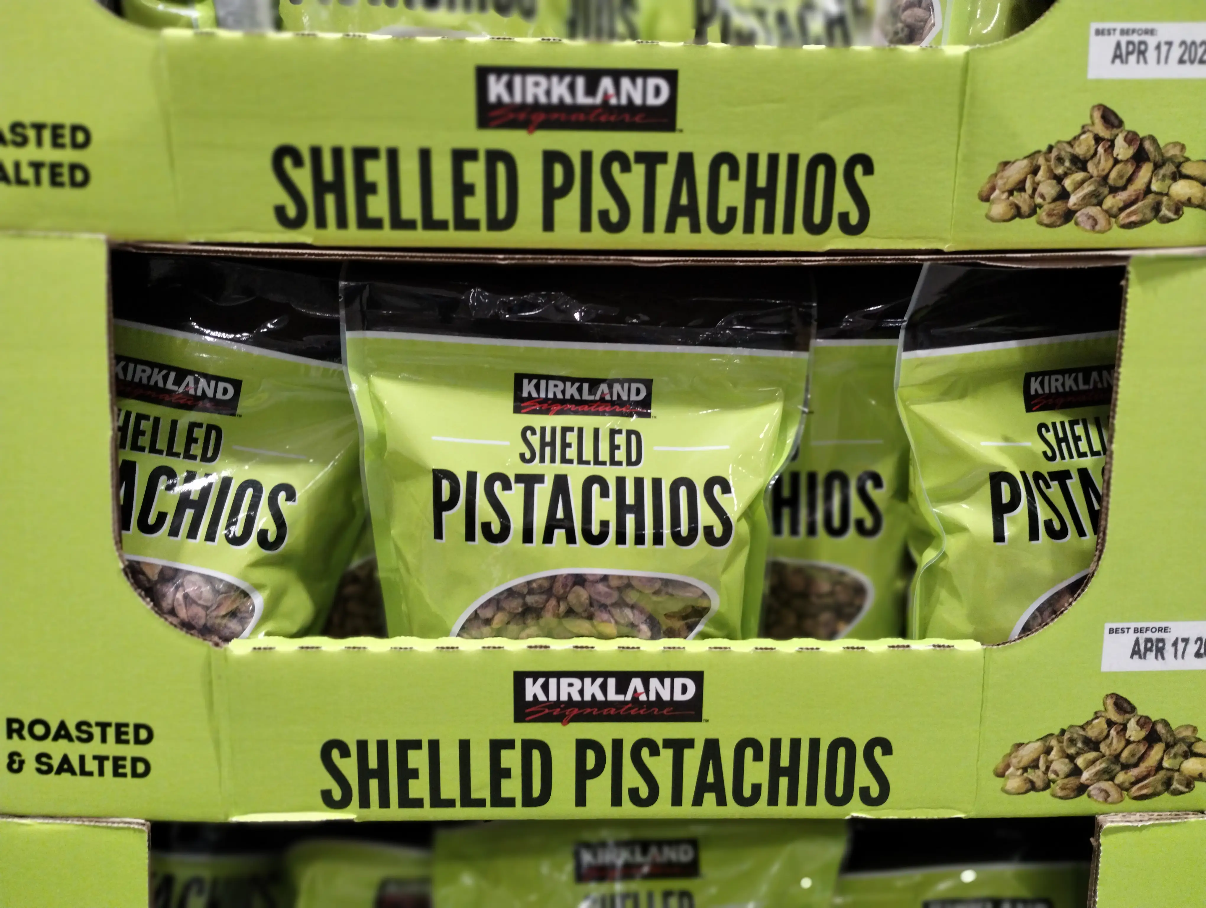 Kirkland Signature shelled pistachios