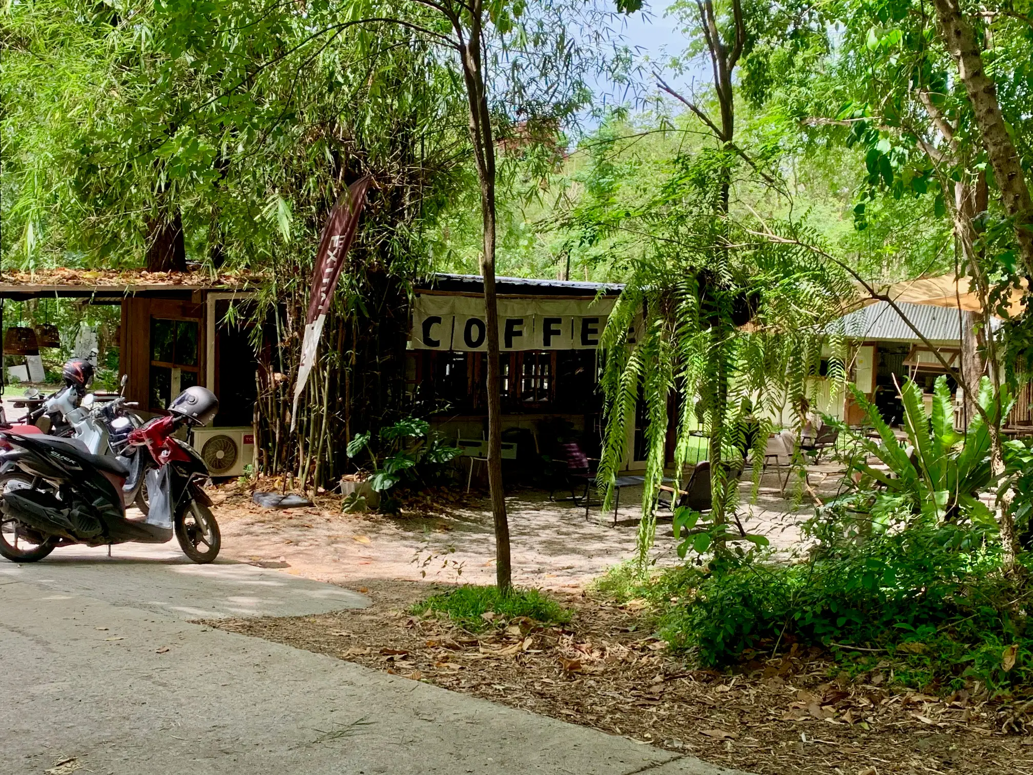 The coffee shop.