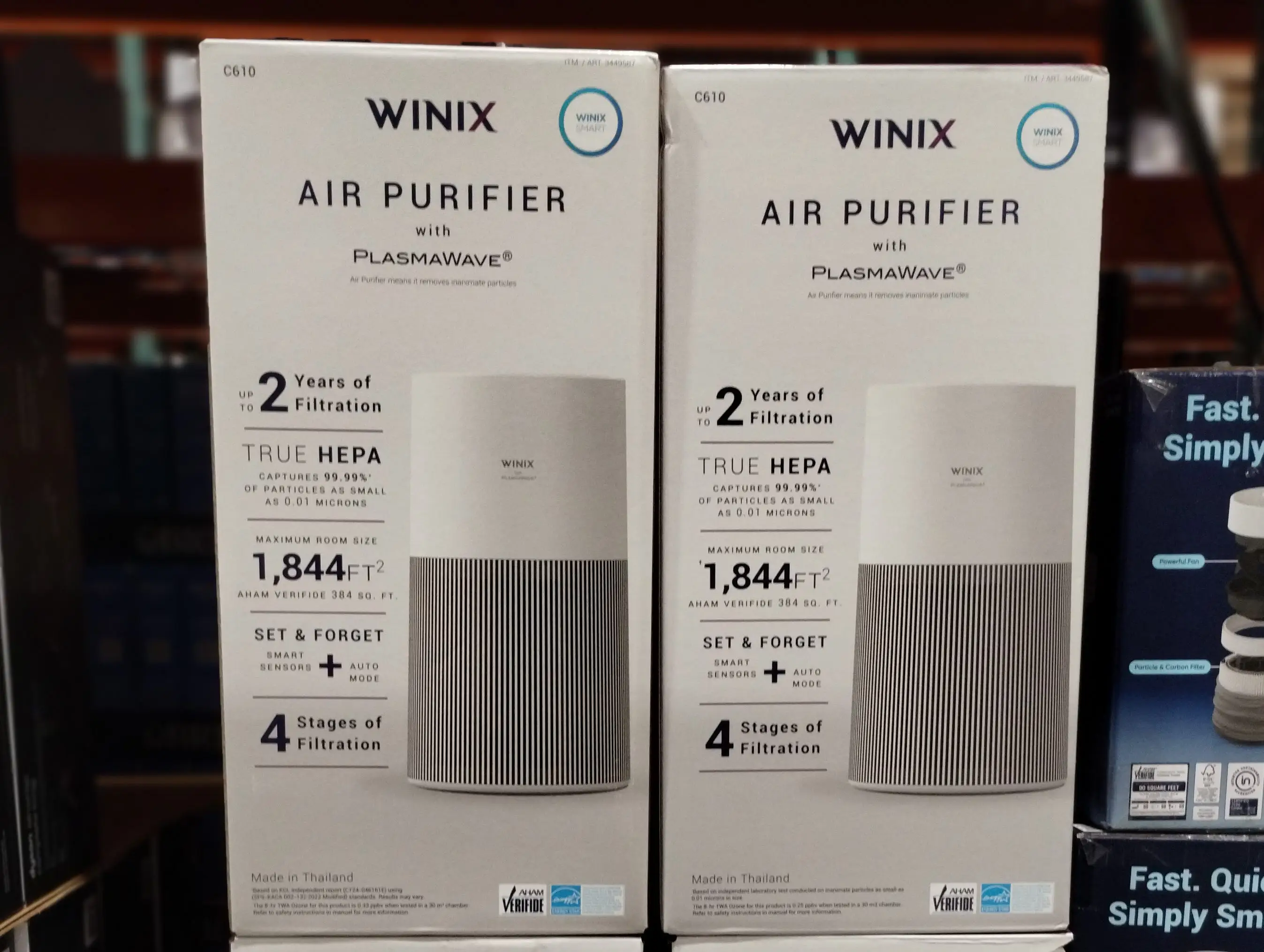 Winx air purifiers at Costco