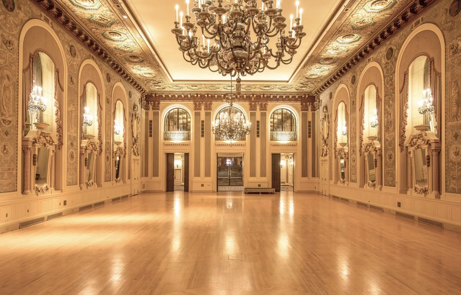 The Gold Ballroom at Hotel Du Pont.