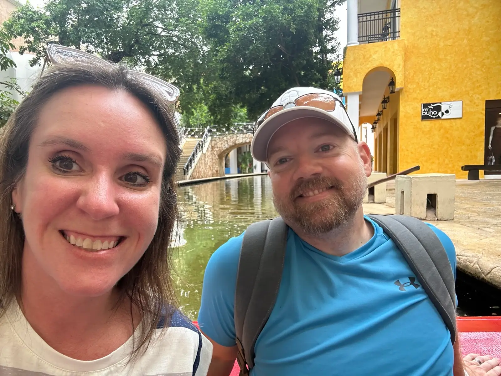 Ana Reisdorf and her husband