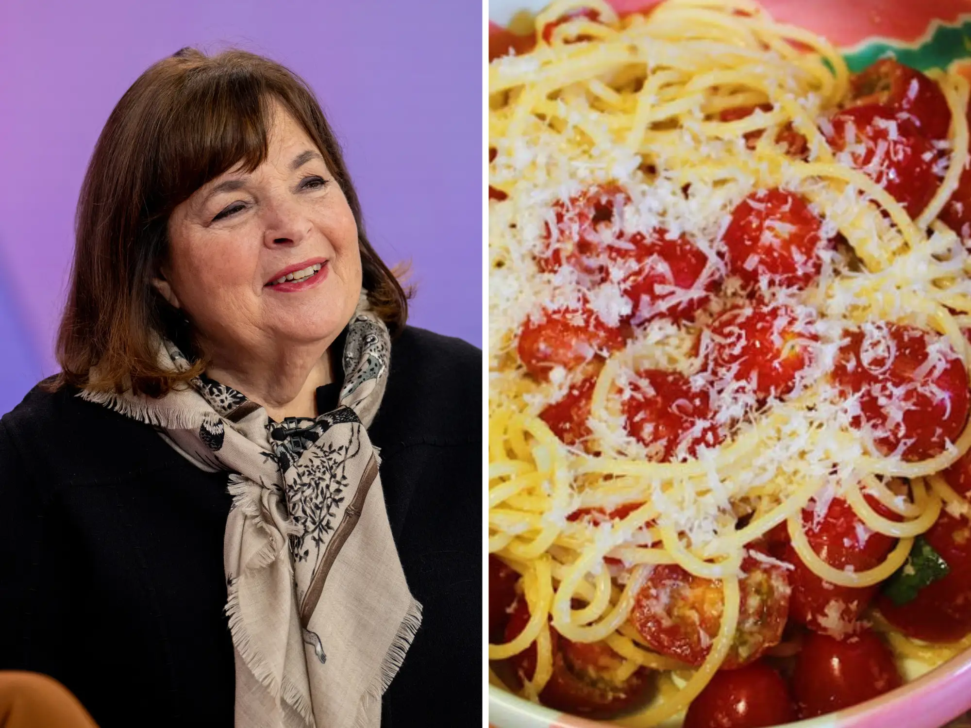 ina garten and summer garden pasta