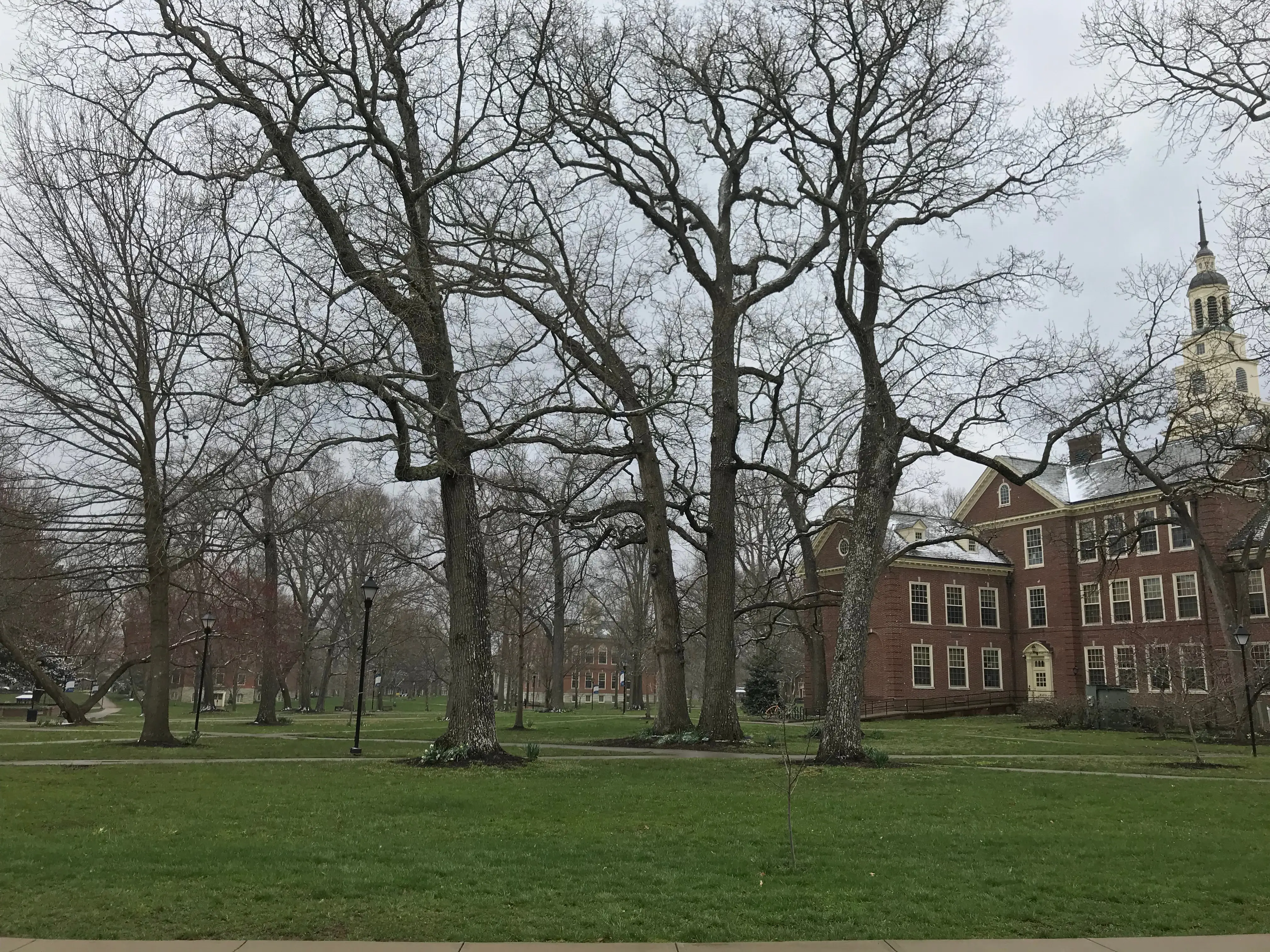 Cloudy day at Berea College.