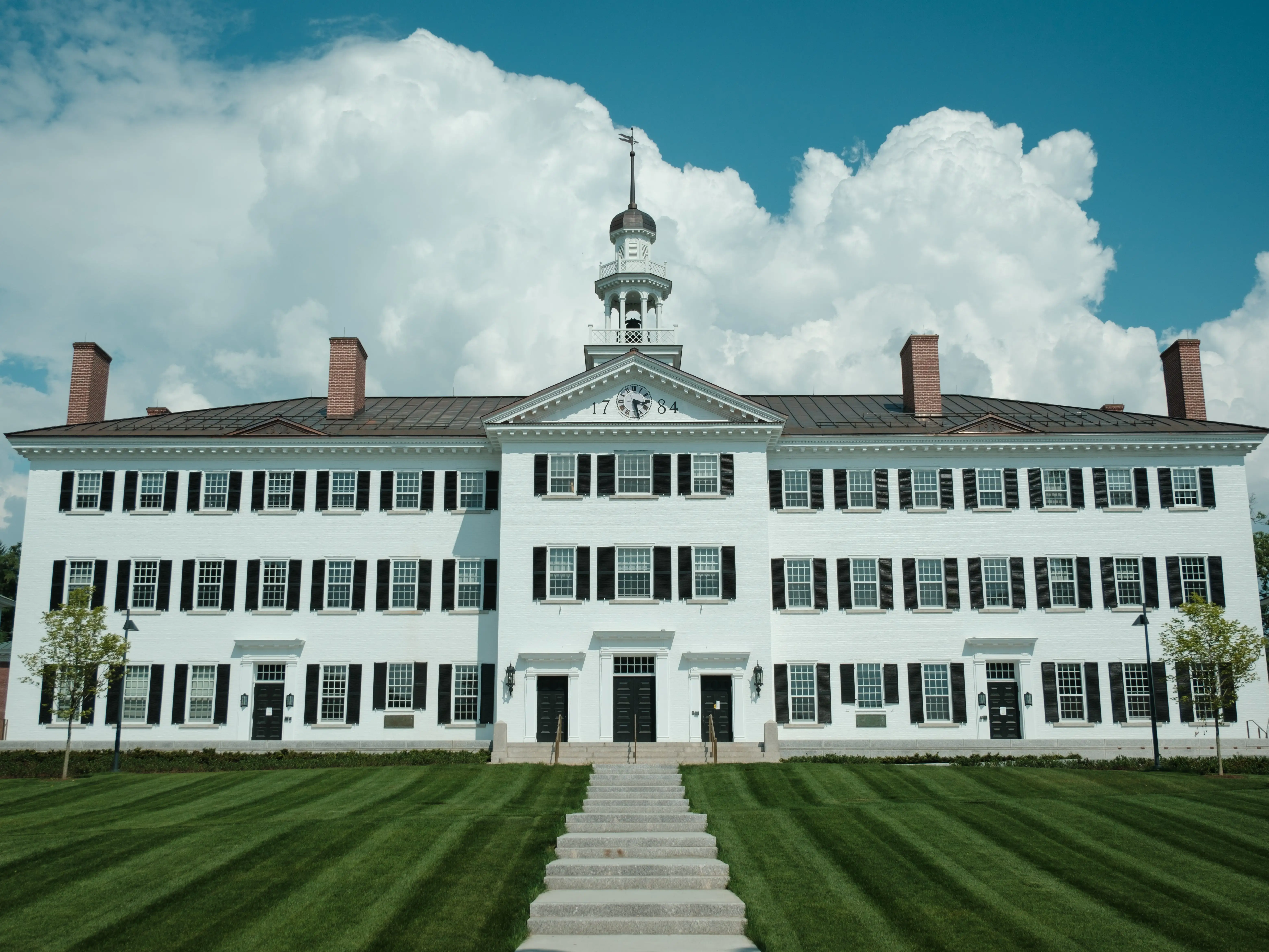 Dartmouth Hall at Dartmouth College, Hanover, New Hampshire