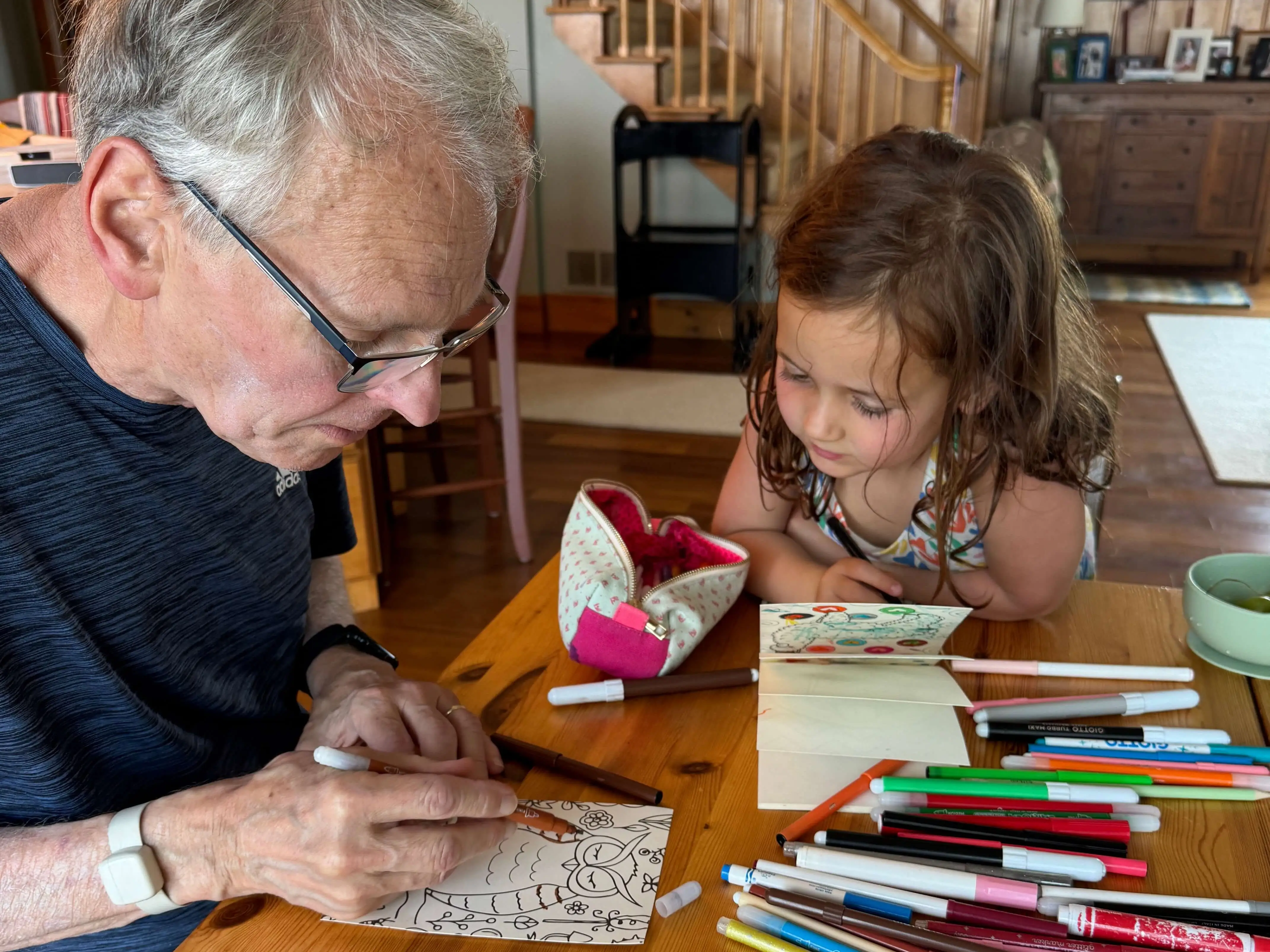 Grandpa coloring