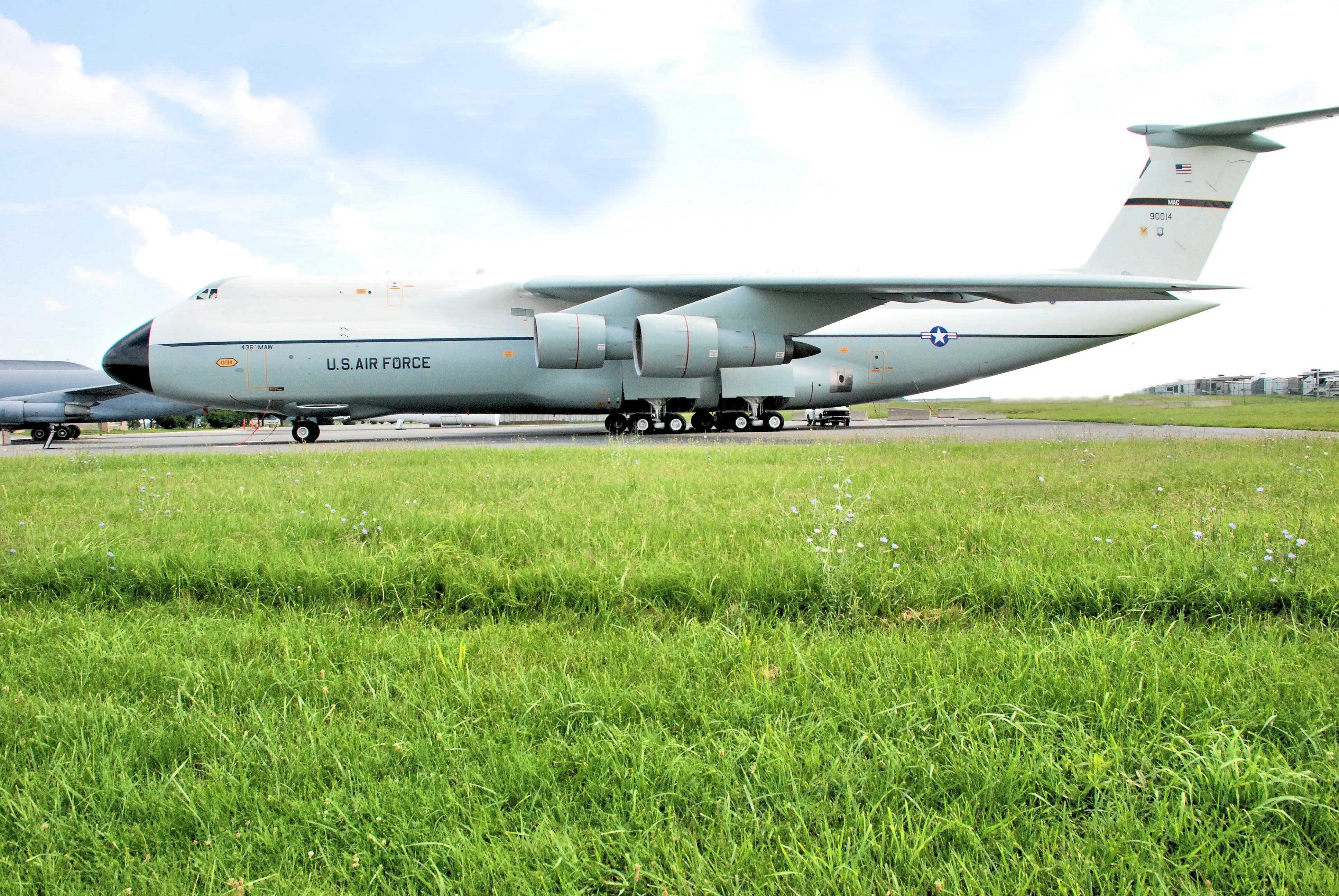 The C-5A Galaxy at the Air Mobility Command Museum.