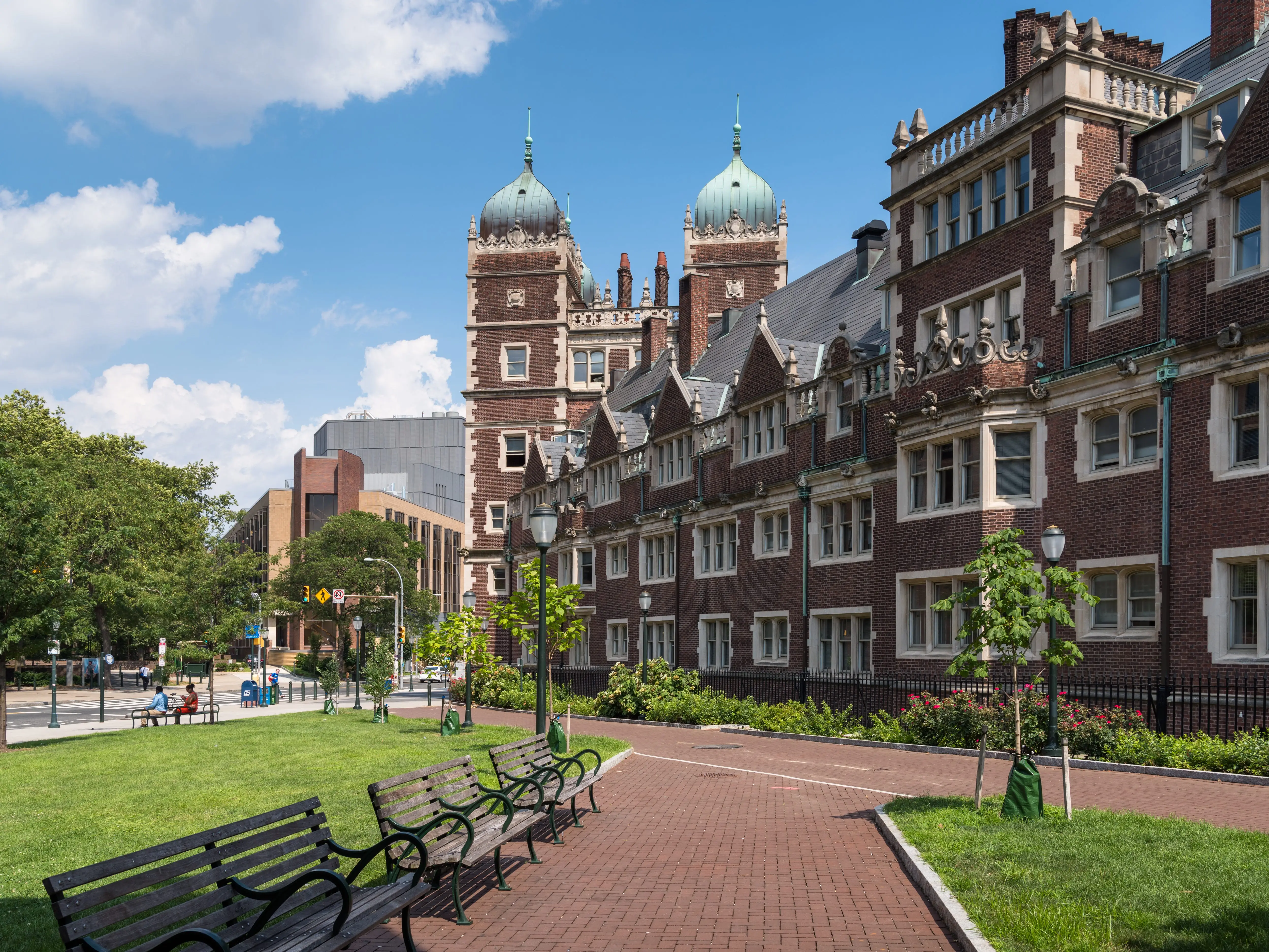 Philadelphia, United States - July 23, 2016: A weekend scene at the University of Pennsylvania campus