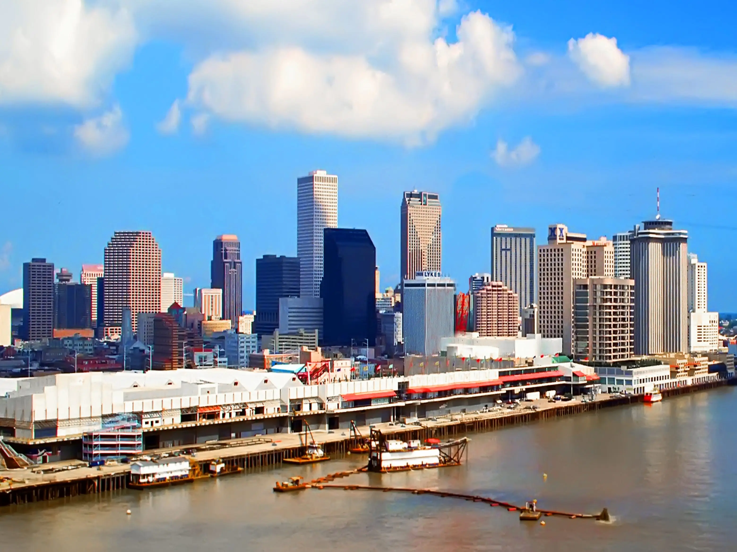Buildings in New Orleans, Louisiana.