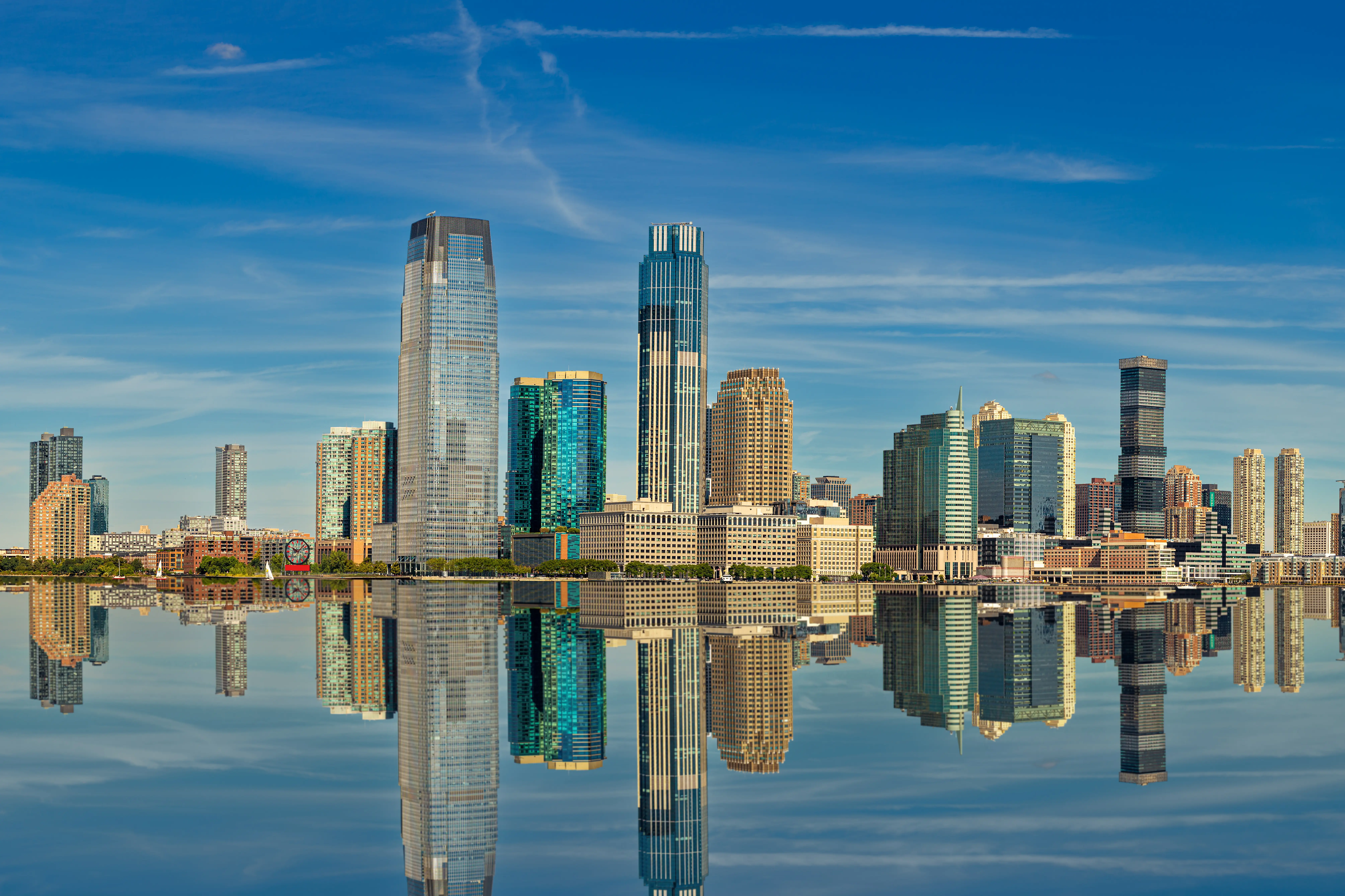 The Jersey City skyline.