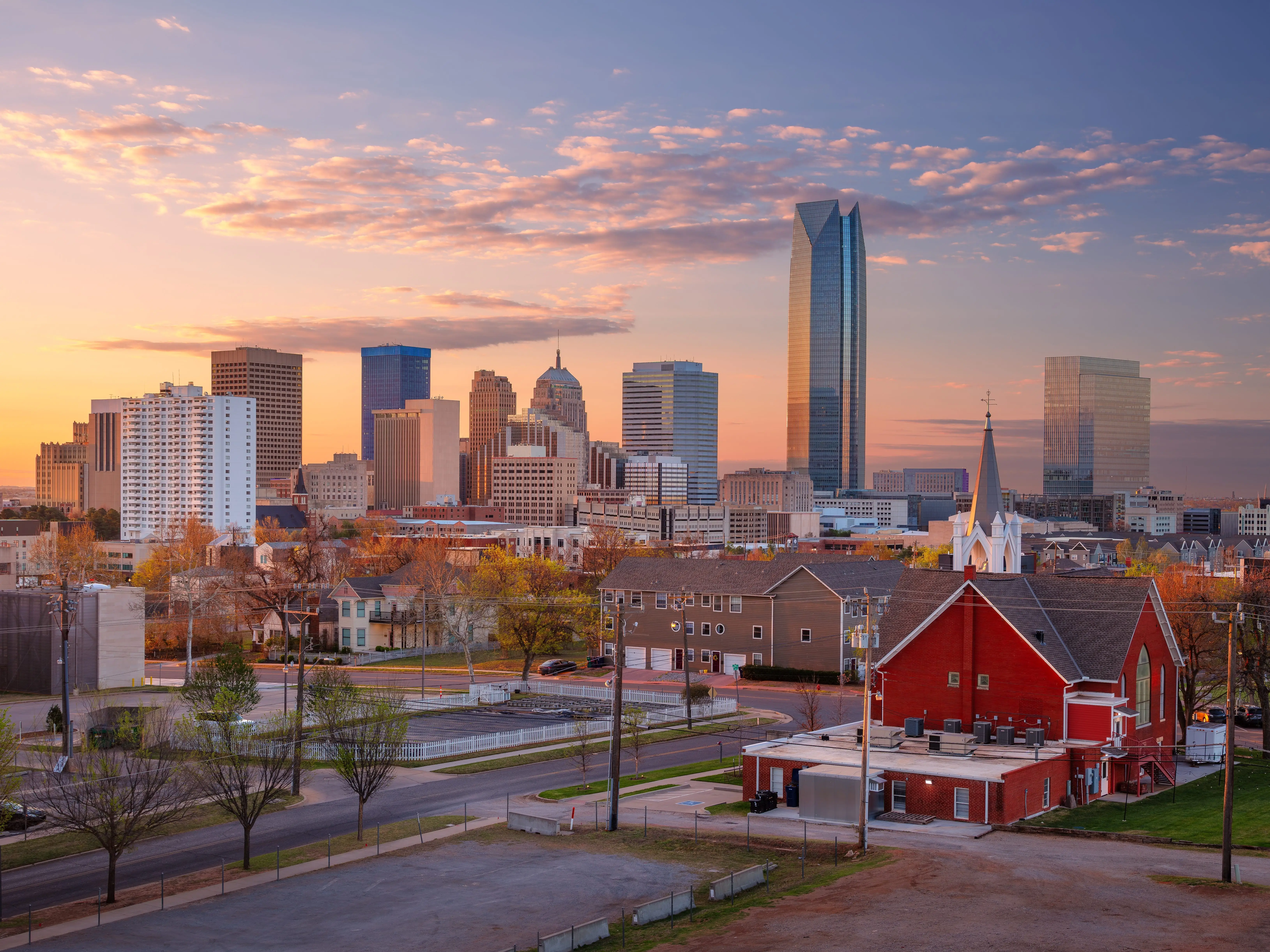 Buildings in Oklahoma City, Oklahoma.