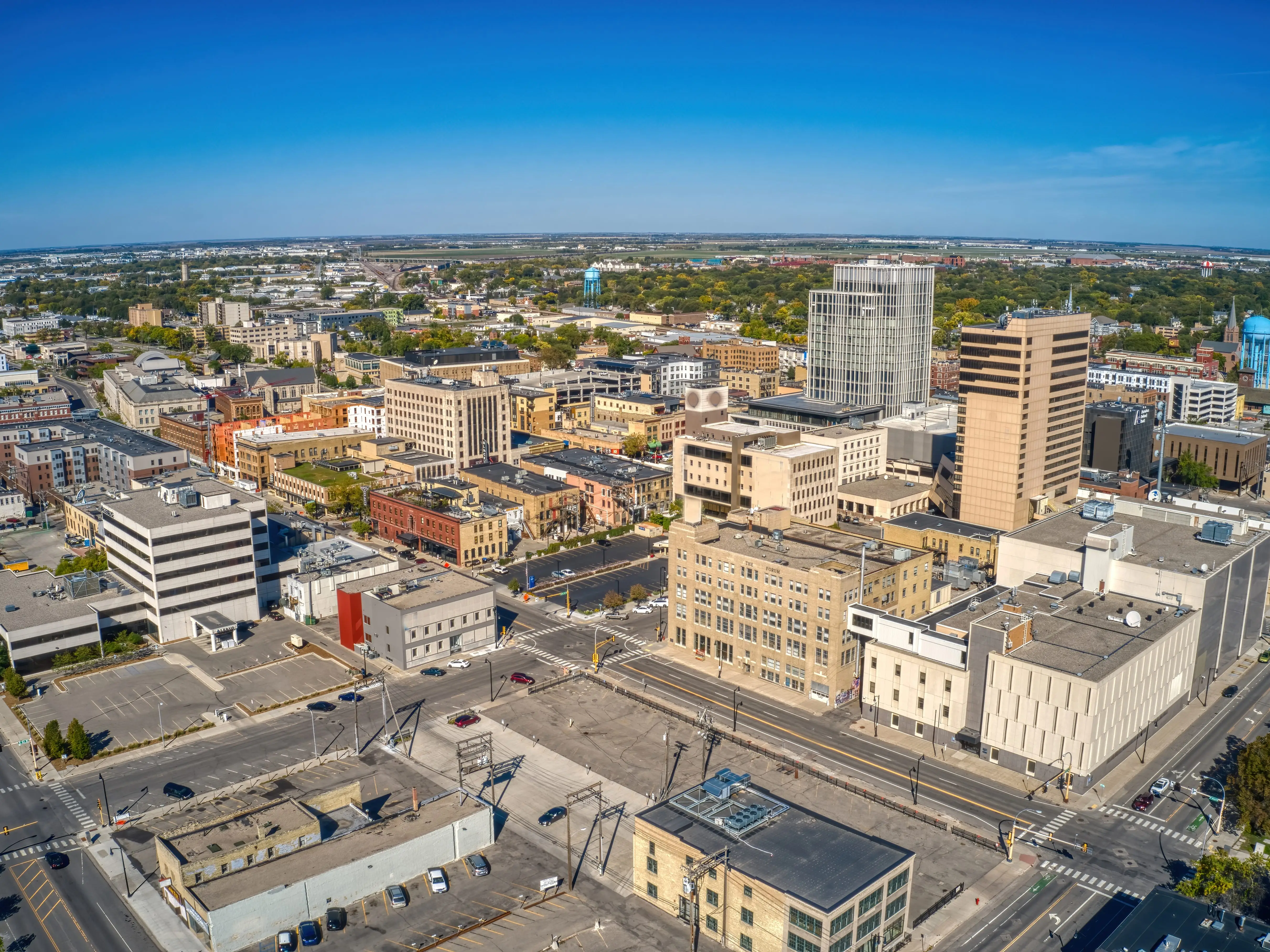 Buildings in Fargo, North Dakota.