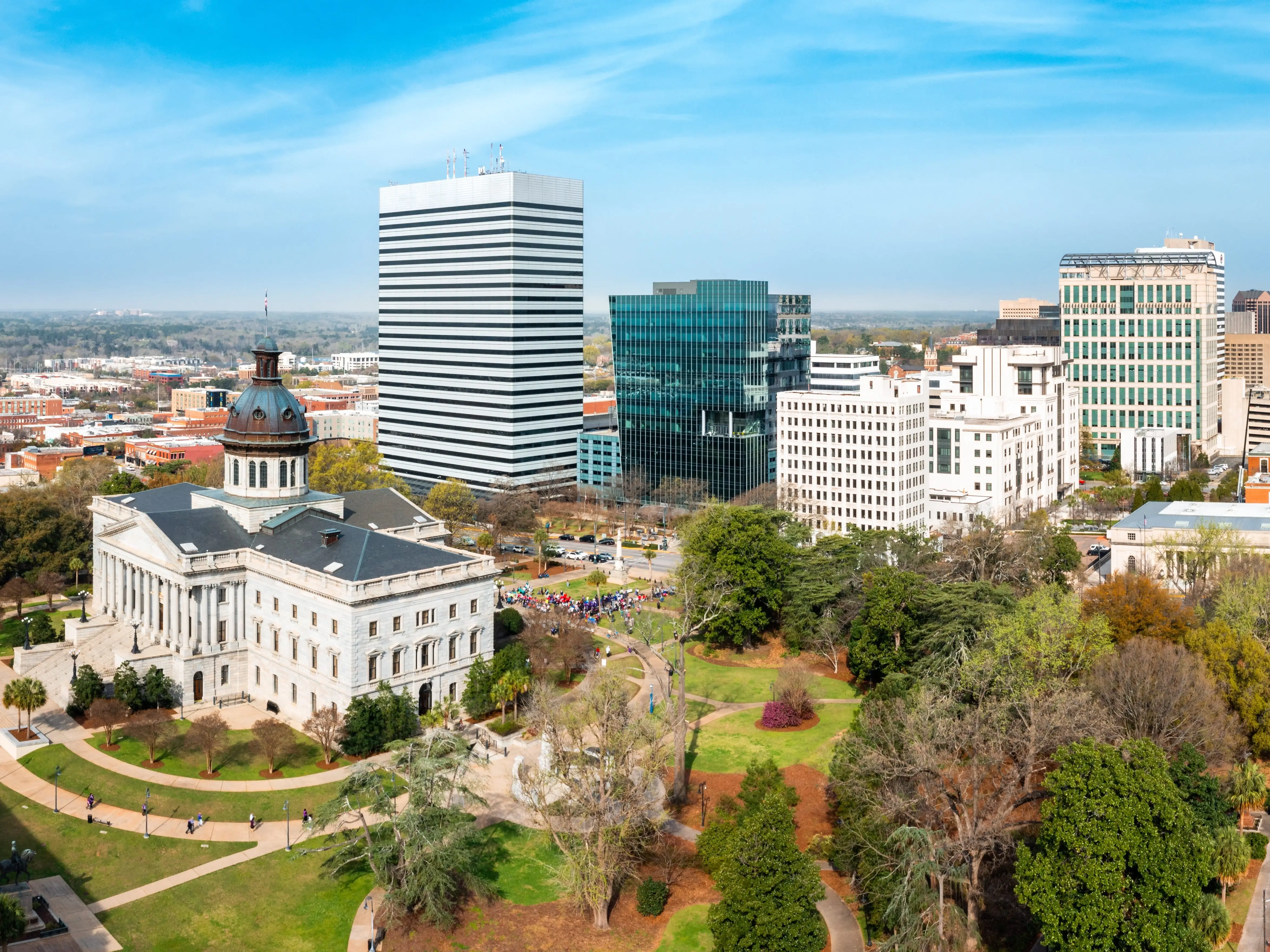 Buildings in Columbia, South Carolina.