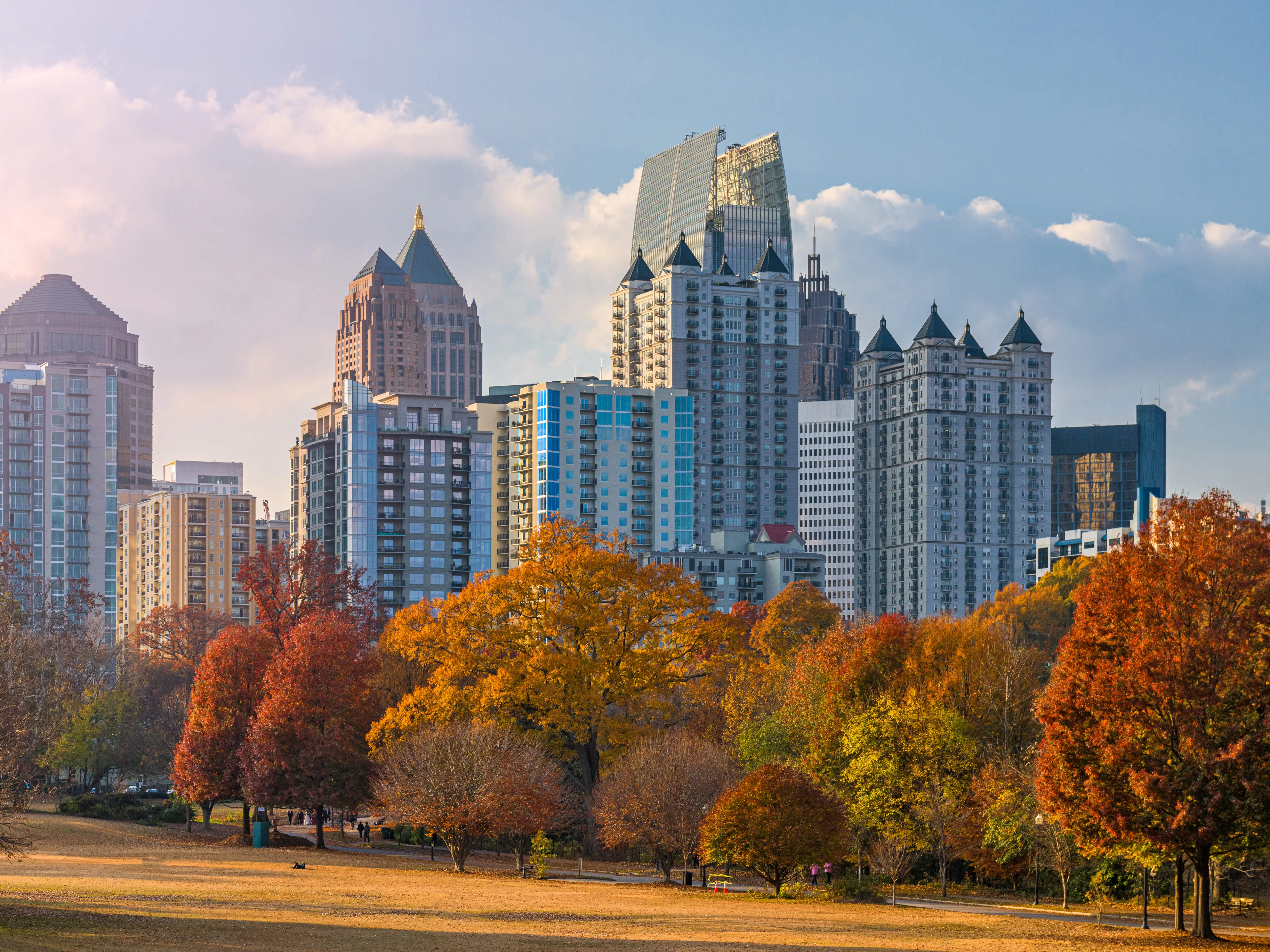 Buildings in Atlanta, Georgia.