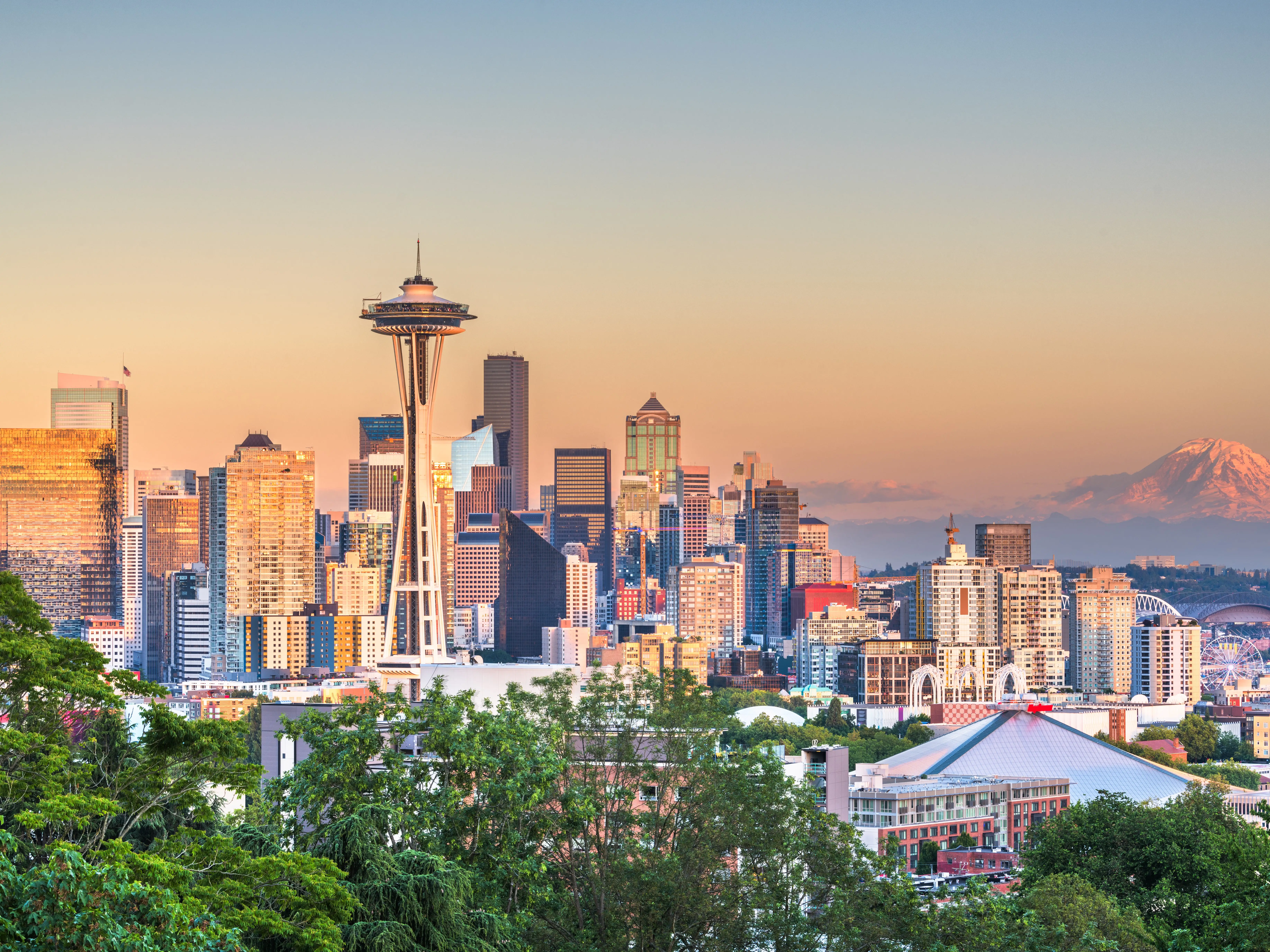 Buildings in Seattle, Washington.