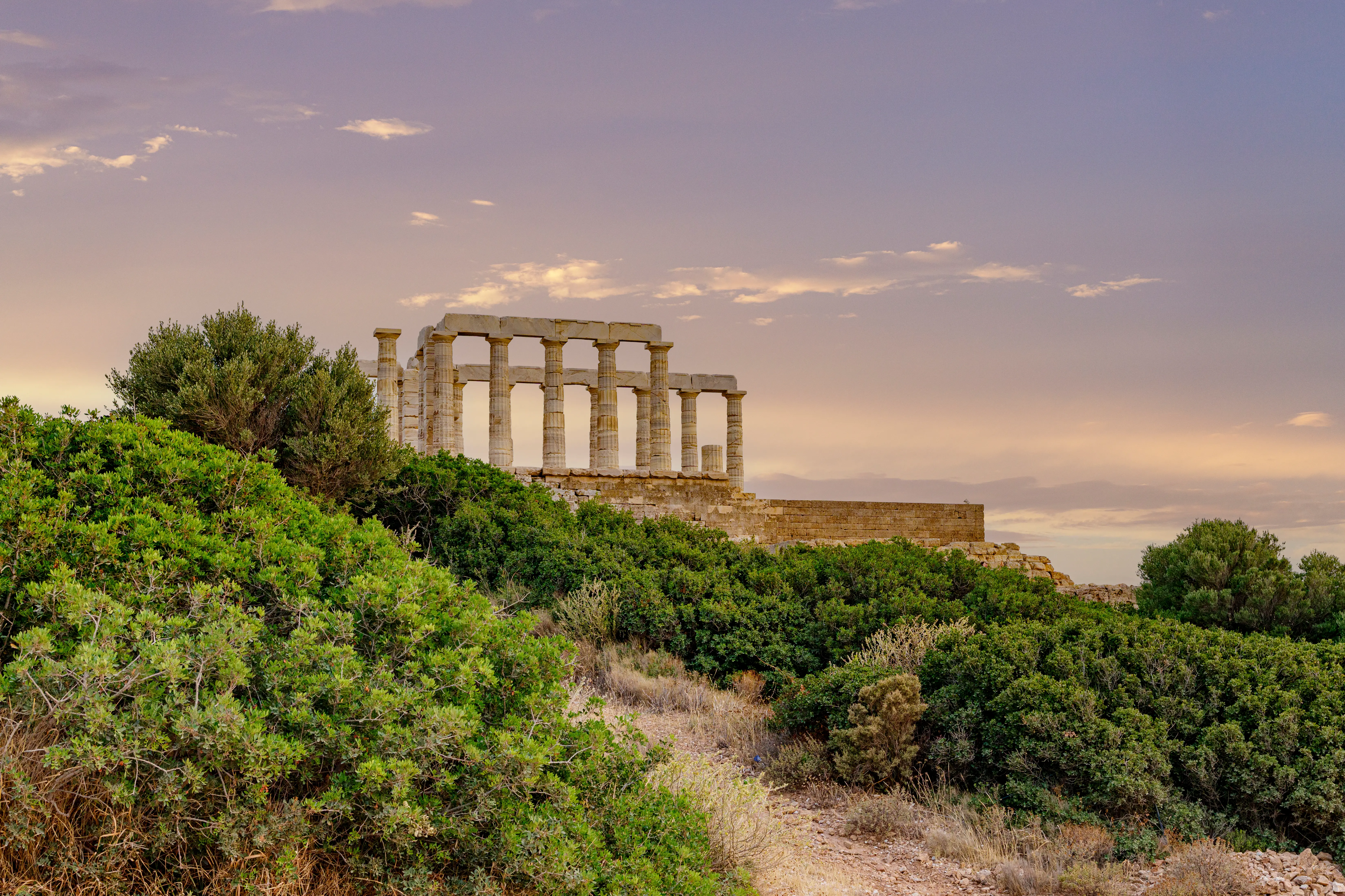 Temple of Poseidon, Cape Sounion, Attica, Greece