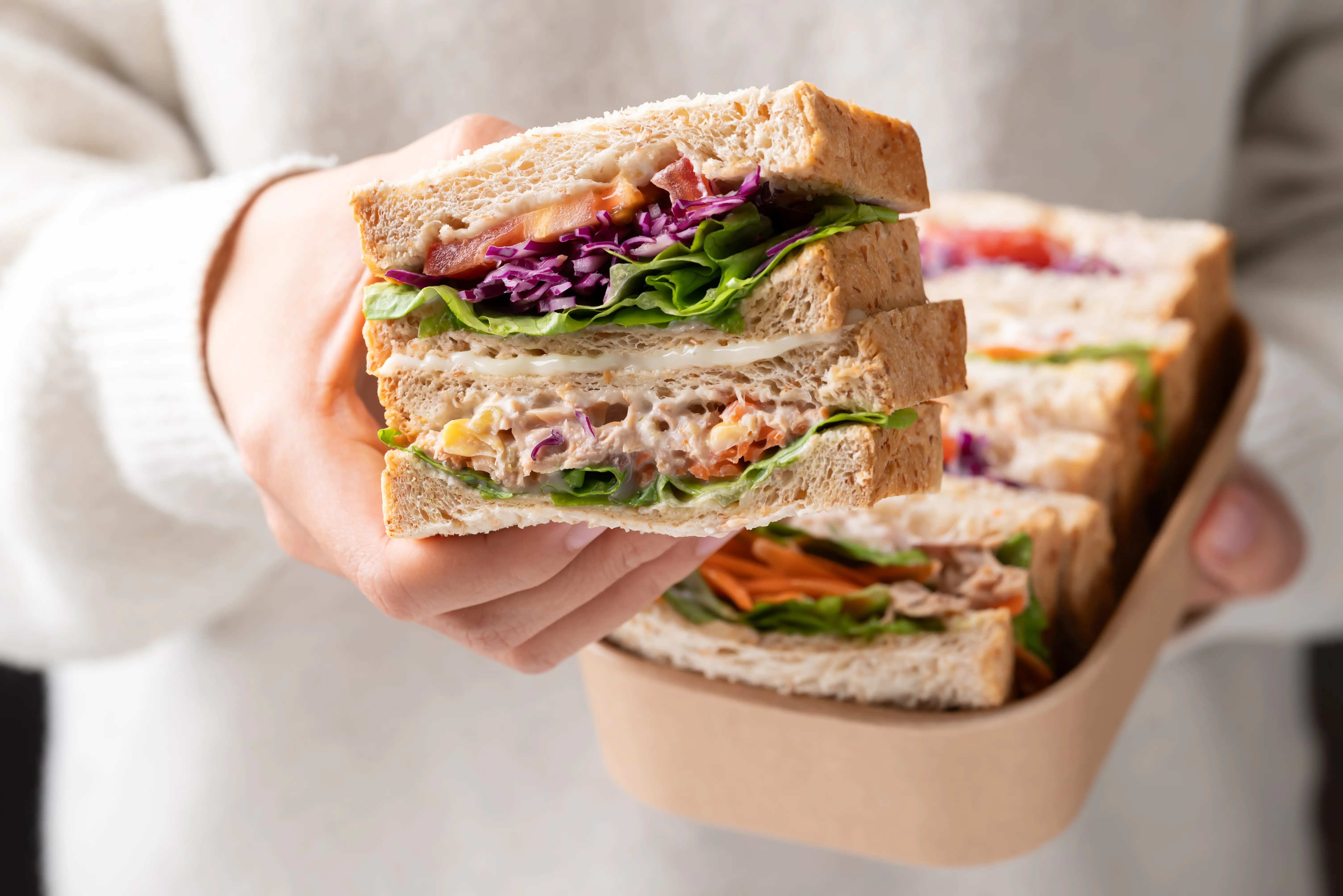 Tuna sandwich.