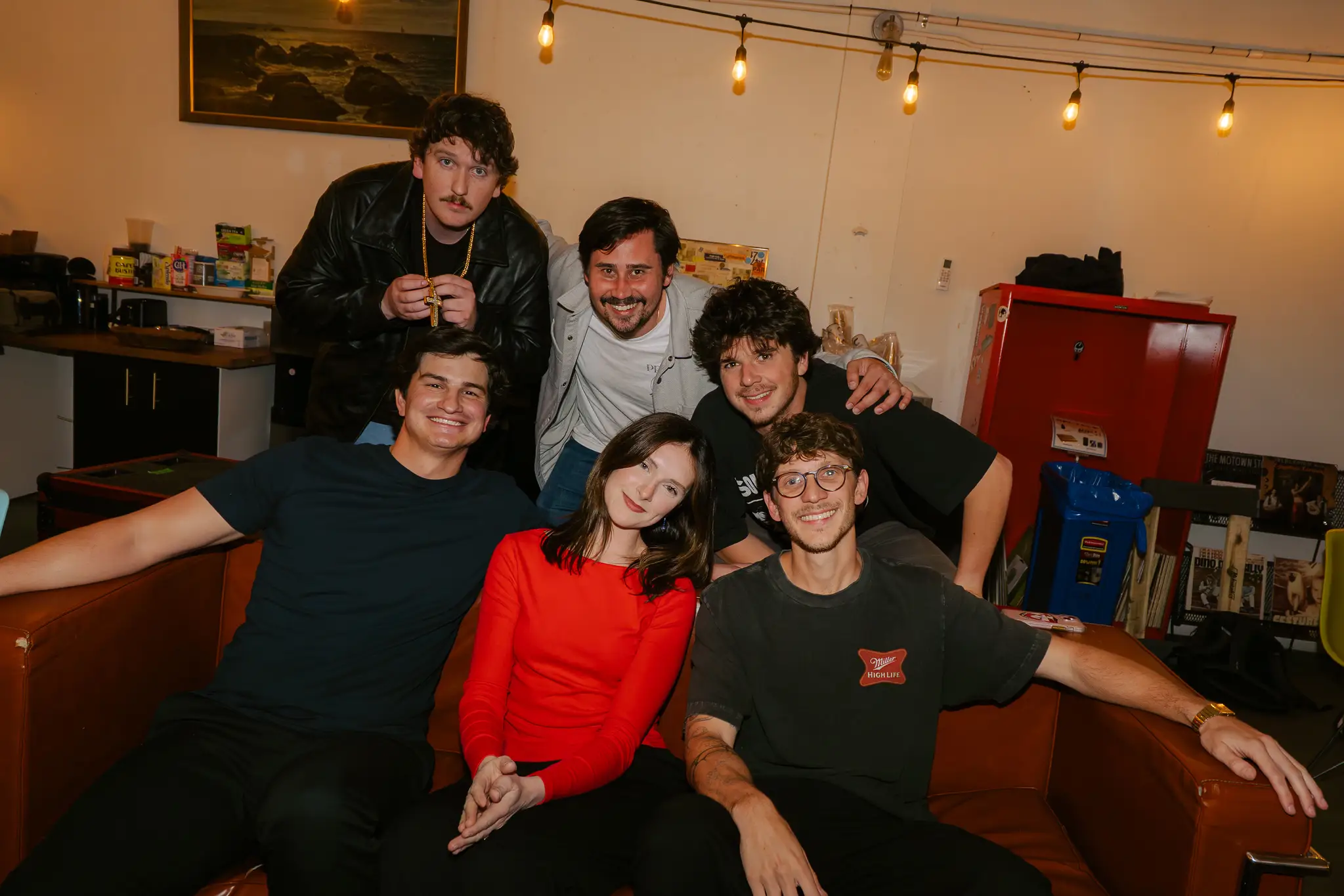 Backrow: Liam Cullagh, Willie Simon, Will Donnellon
Frontrow: Will Angus, Eilise Patton, Billy Langdon), Photo cred: Liz Weddon