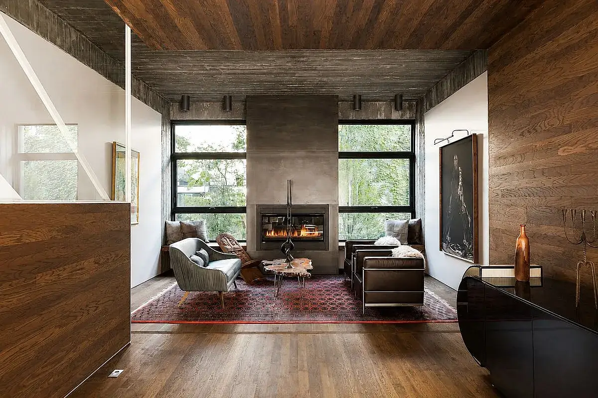 A second living area in 3 Wythe LN in Brooklyn, a home listed with Anthropic shares as a buying option.