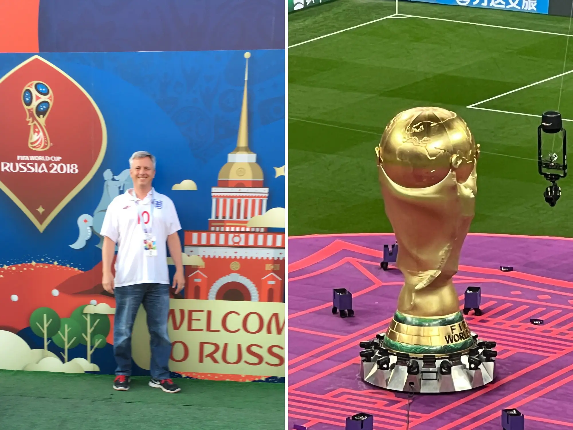 Man at Russia 2018