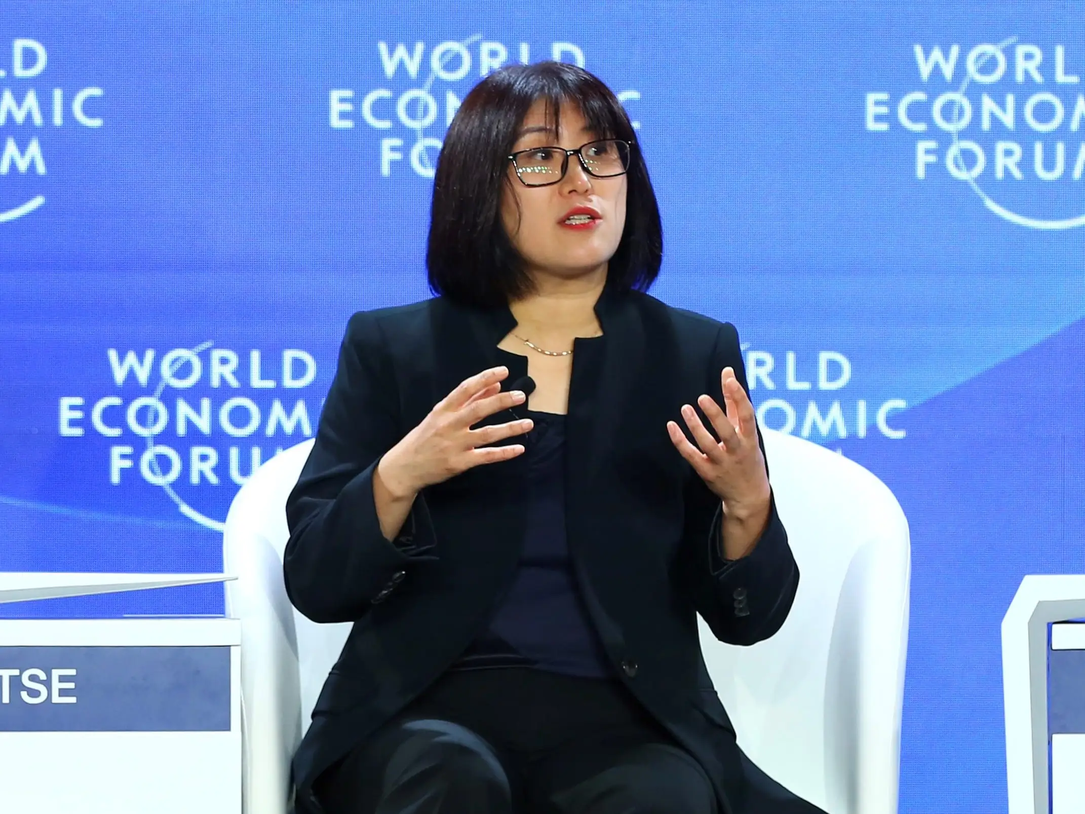 Anne Tse at conference