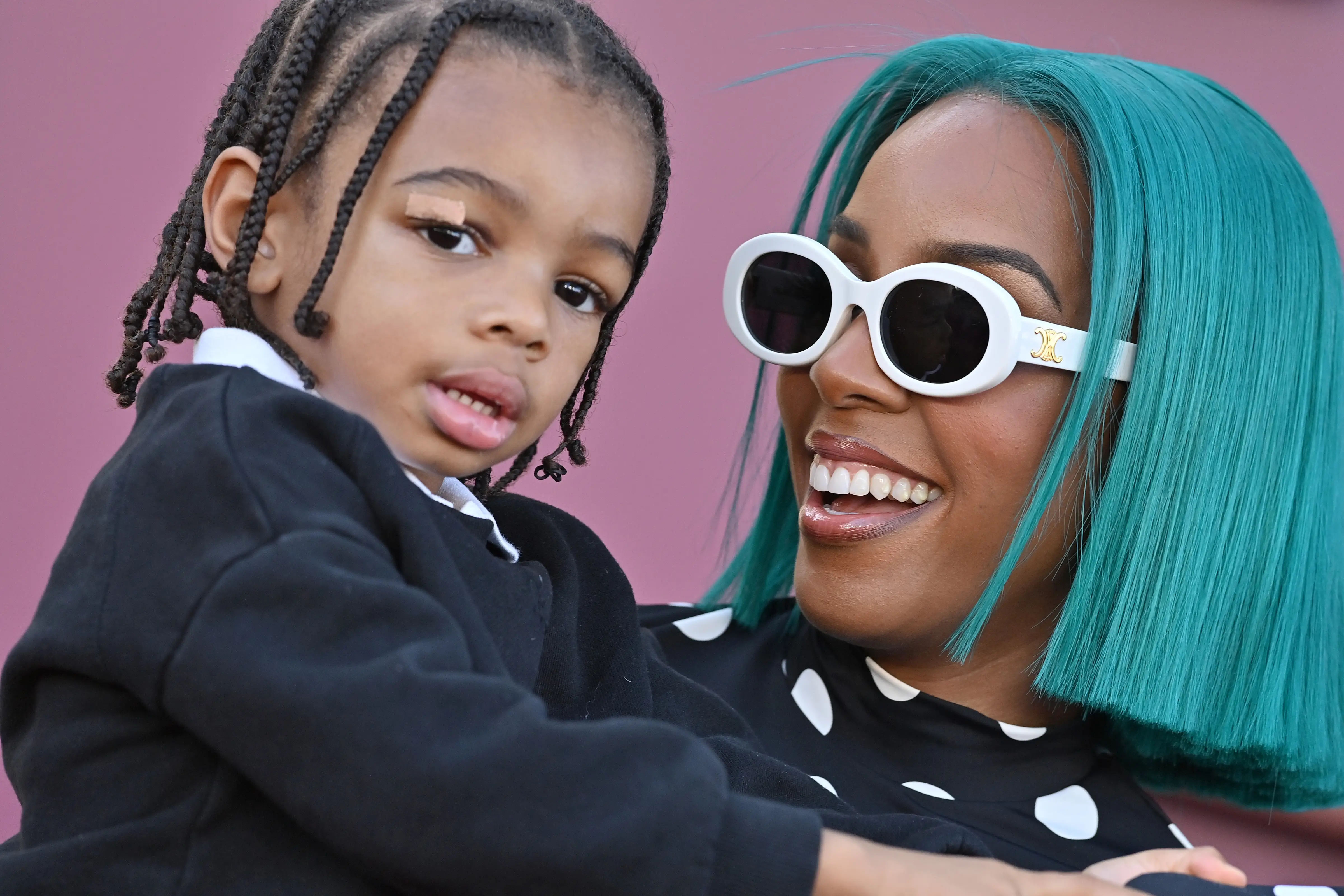 Kelly Rowland with her son, Noah.