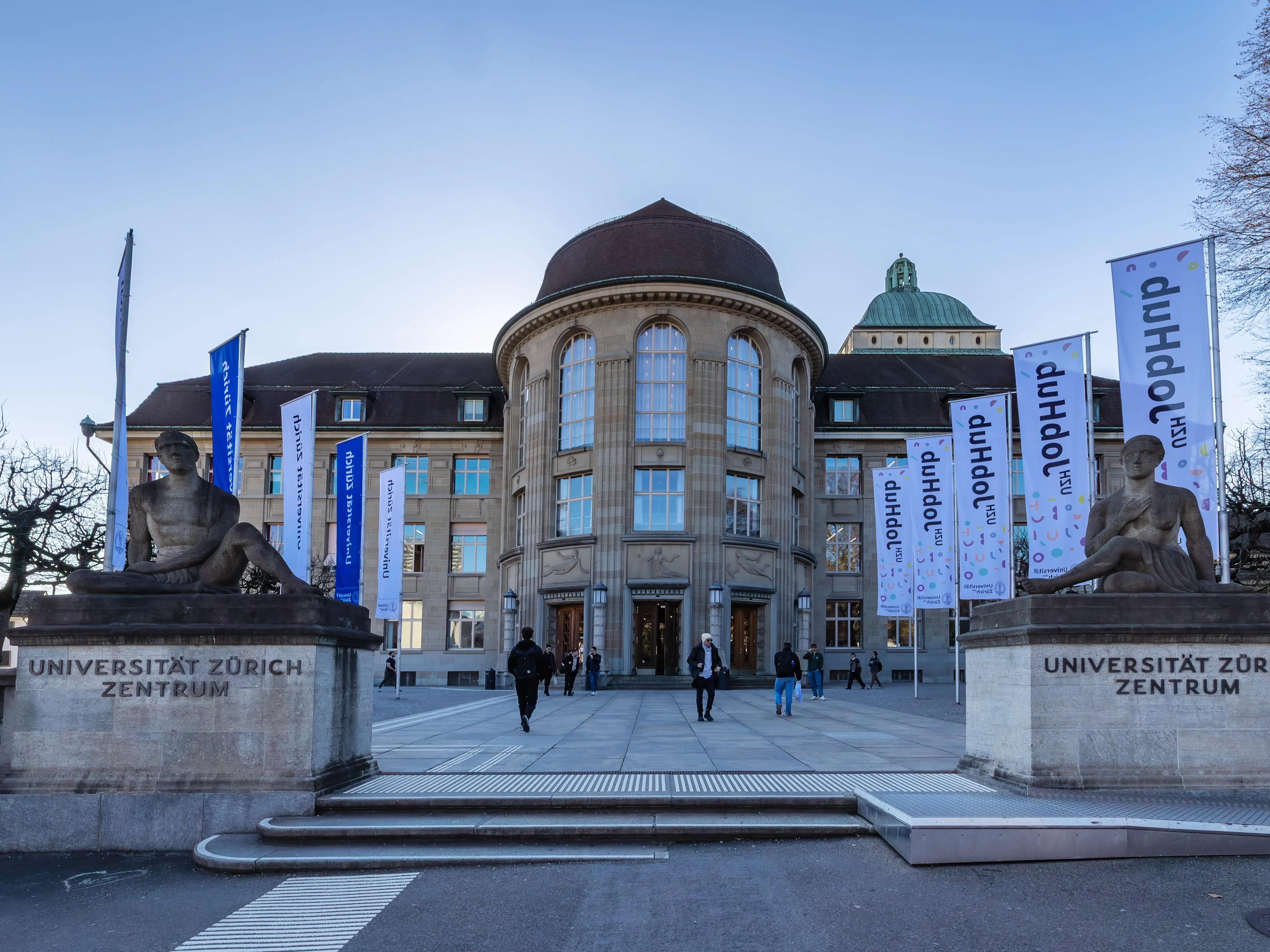 Zurich University center entrance