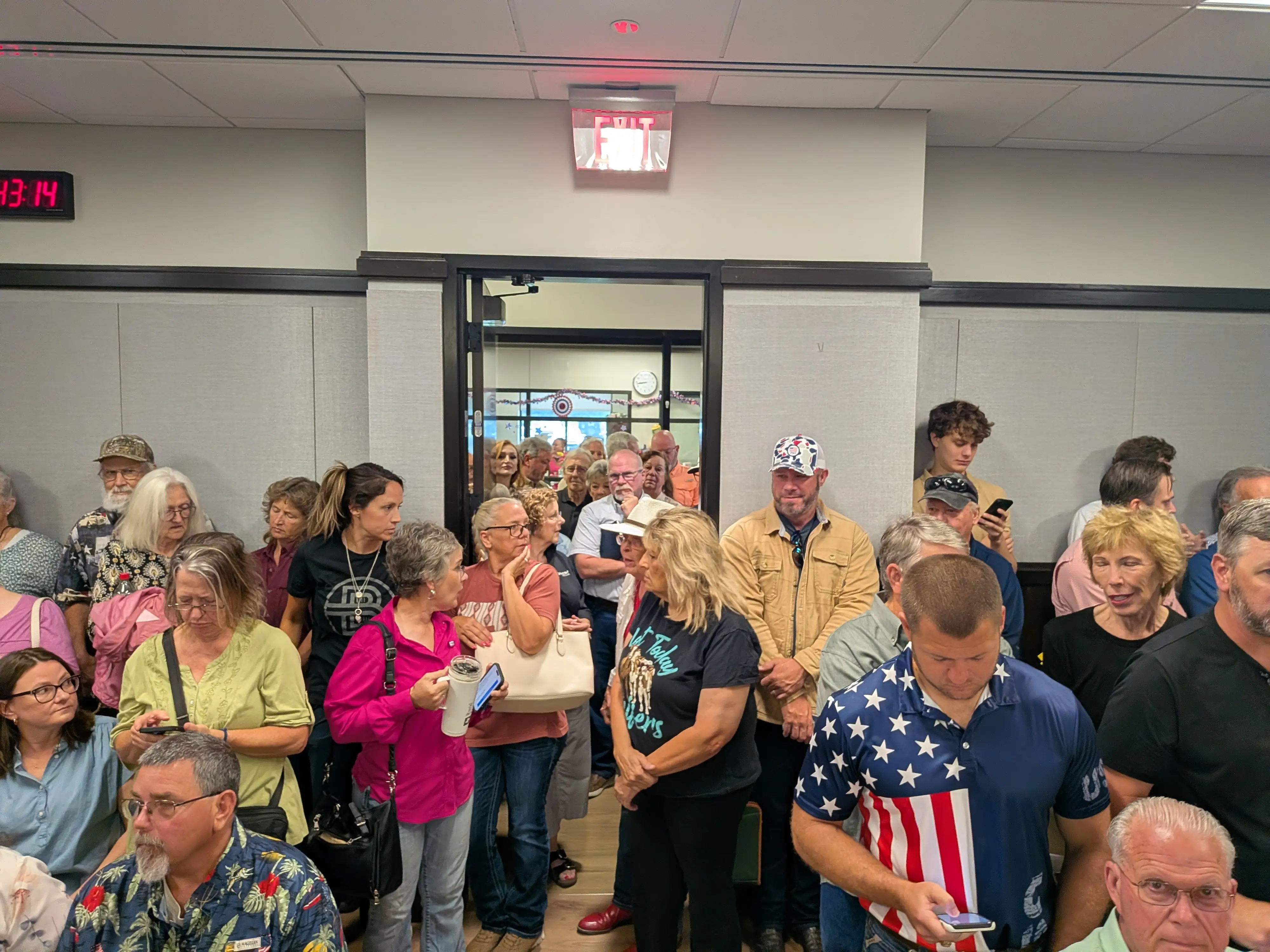 Grimes County residents crowd a public meeting to discuss SpaceX's proposed terafab chipmaking factory.