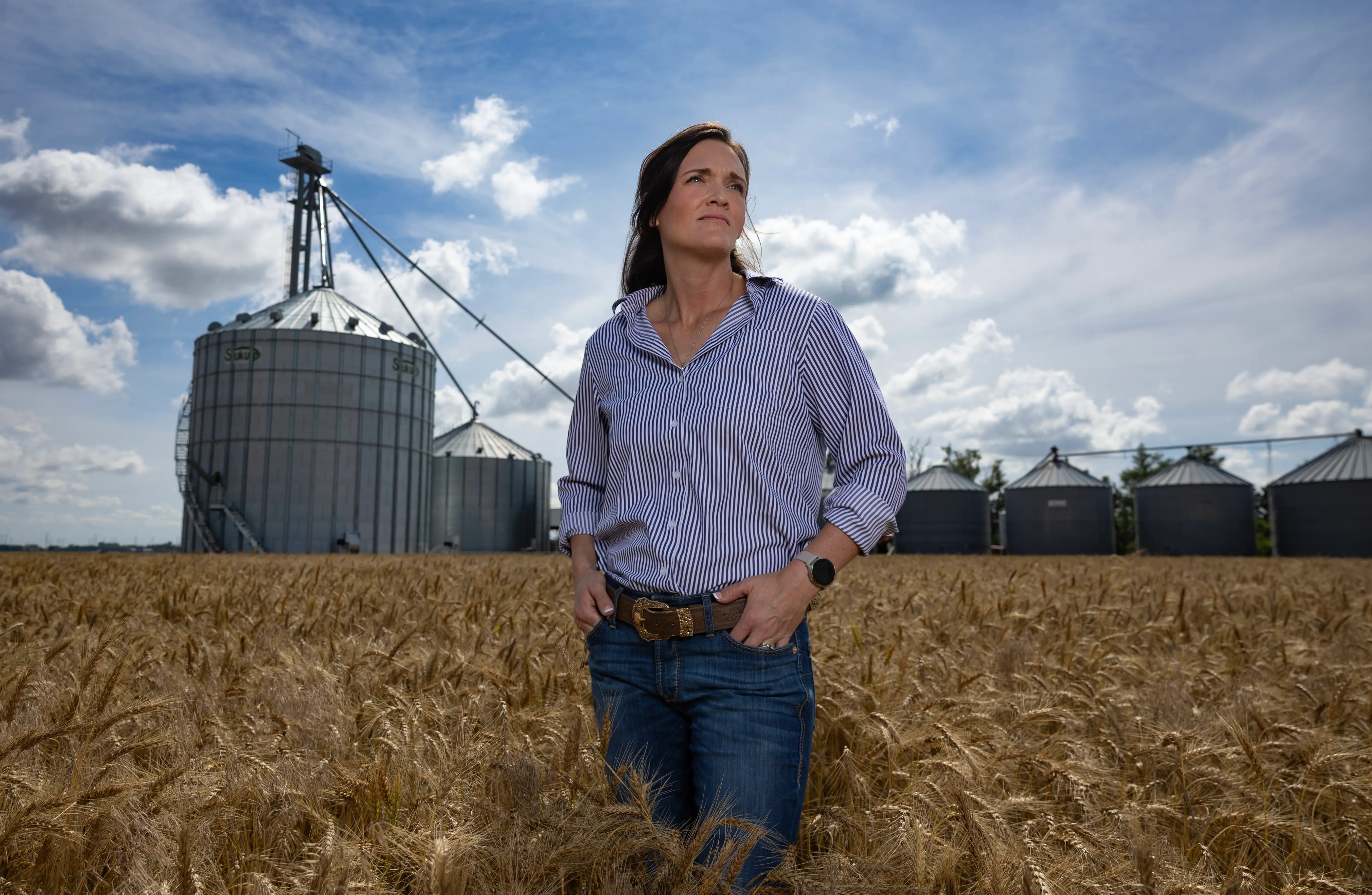 Kaitlyn Gruenbacher is one of the leaders in her community against a proposed data center in the area.
