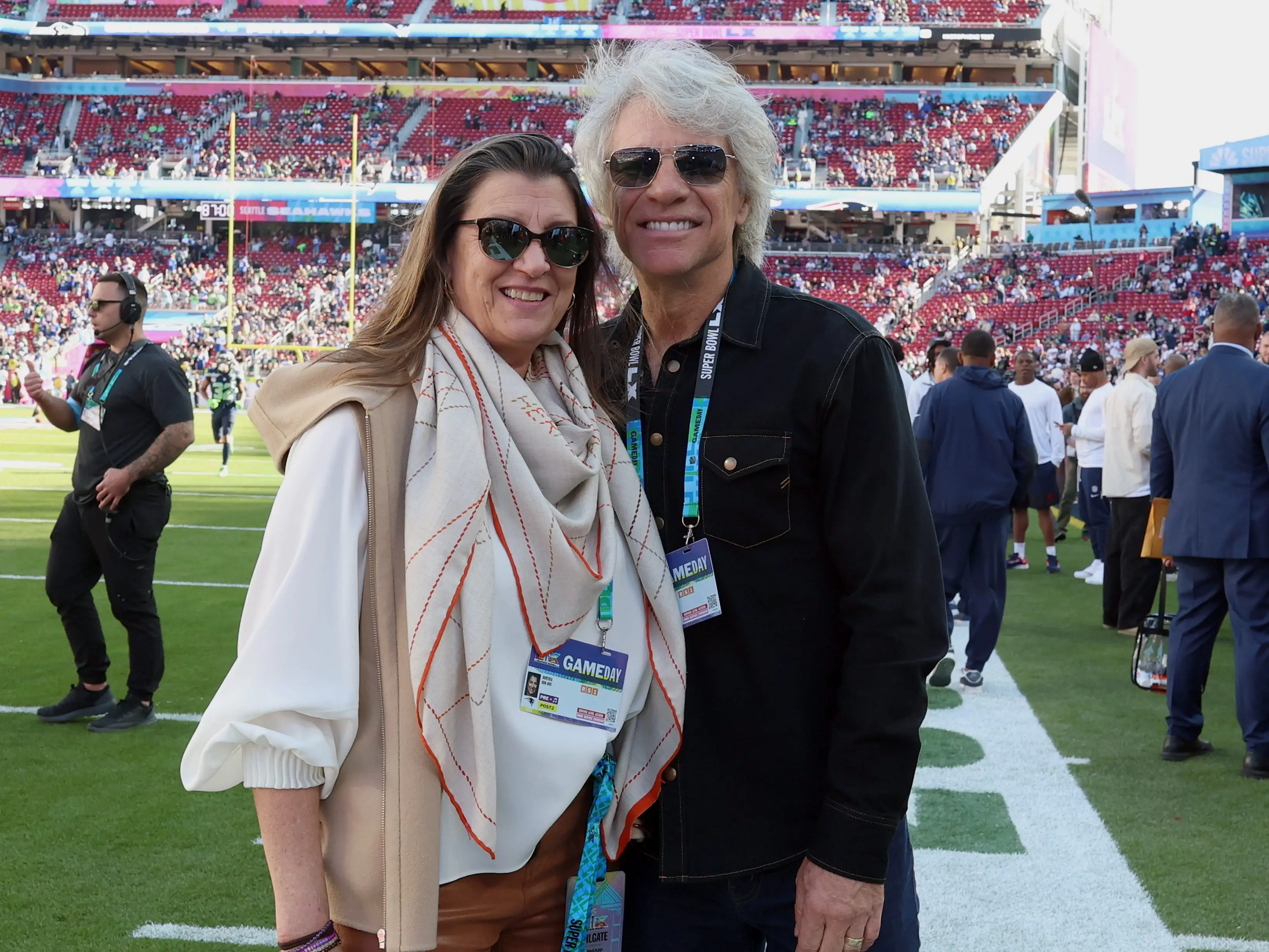 Dorothea Hurley and Jon Bon Jovi