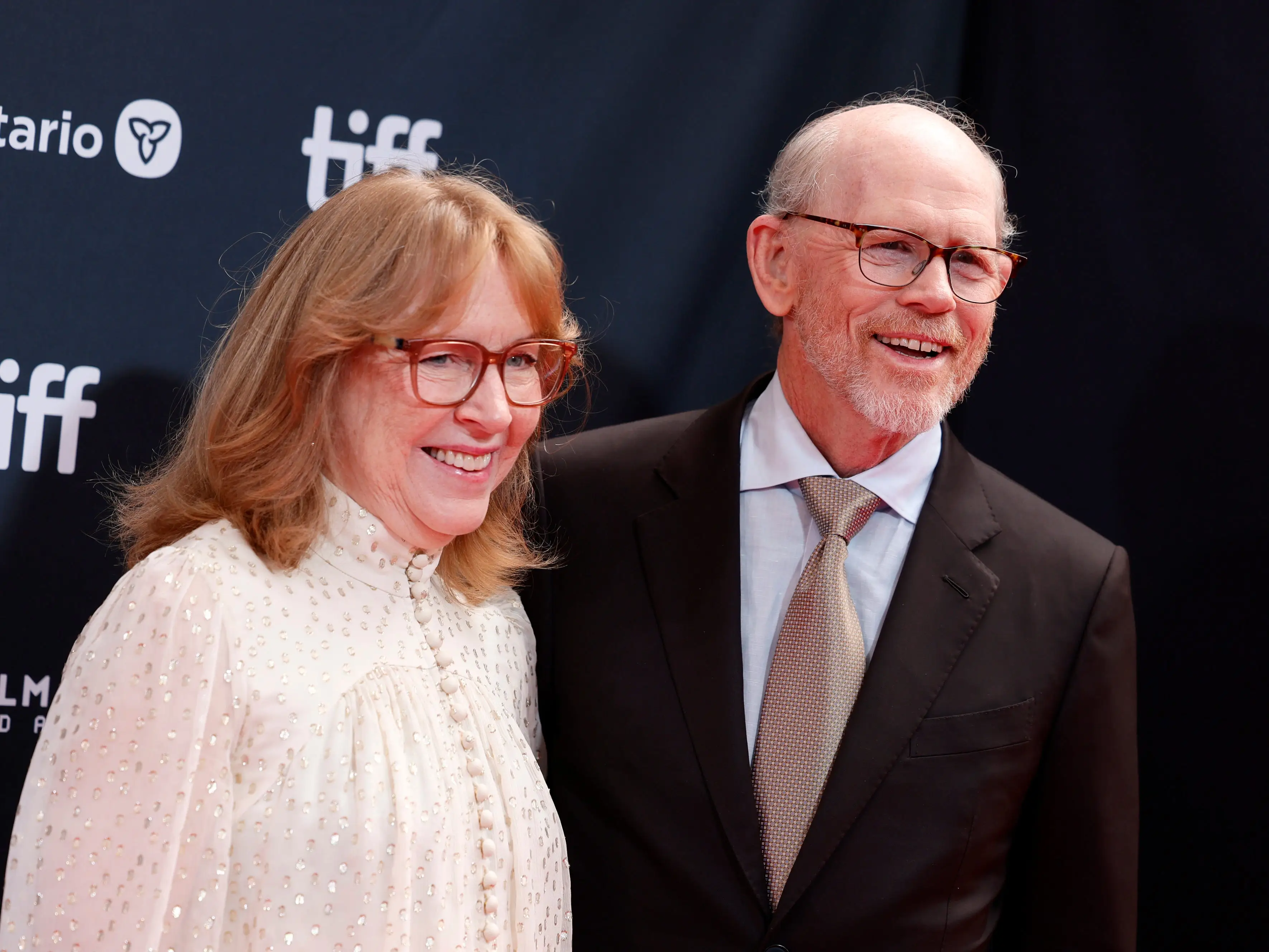 Cheryl Howard and Ron Howard attends the premiere of 